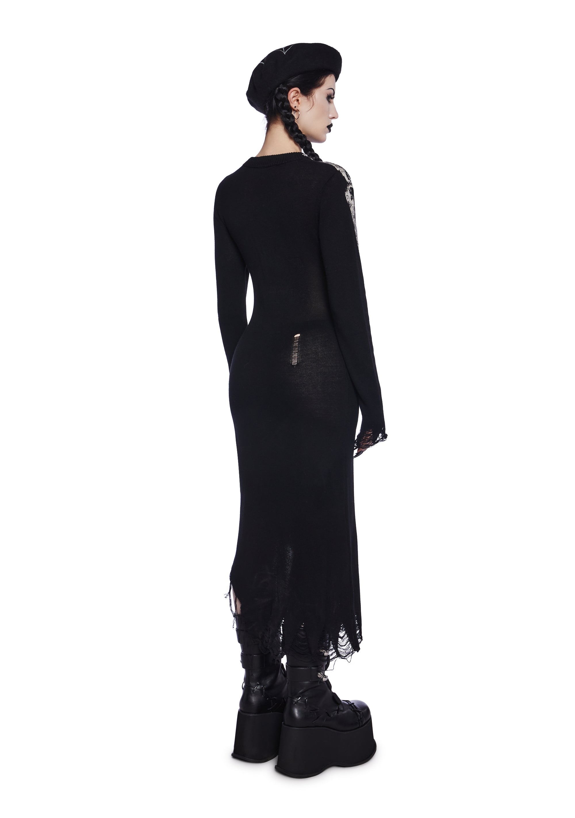 Bone Collector Knit Midi Dress