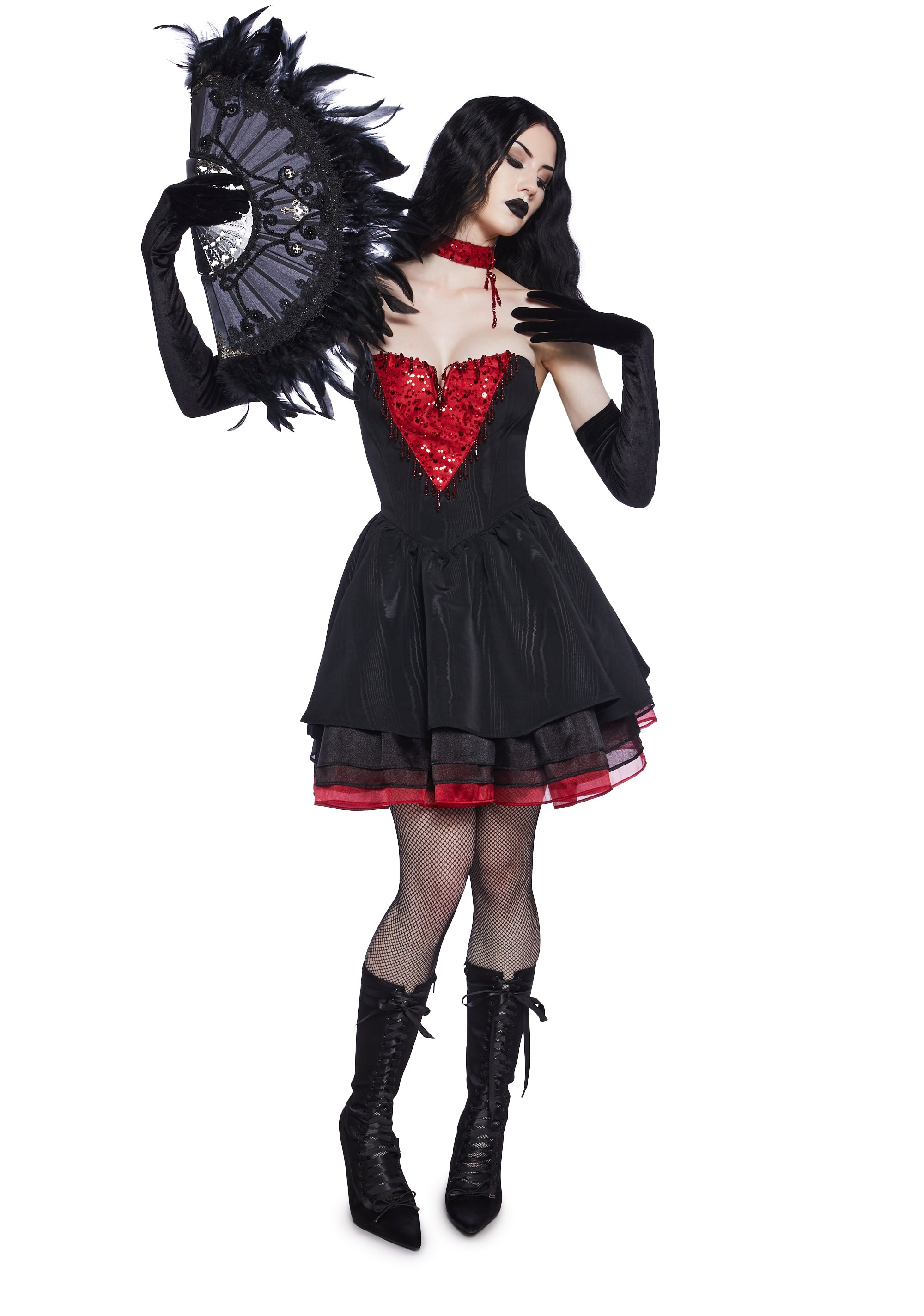 Vampires Kiss Mini Dress Black / SMALL Vampires Kiss Mini Dress Black / SMALL