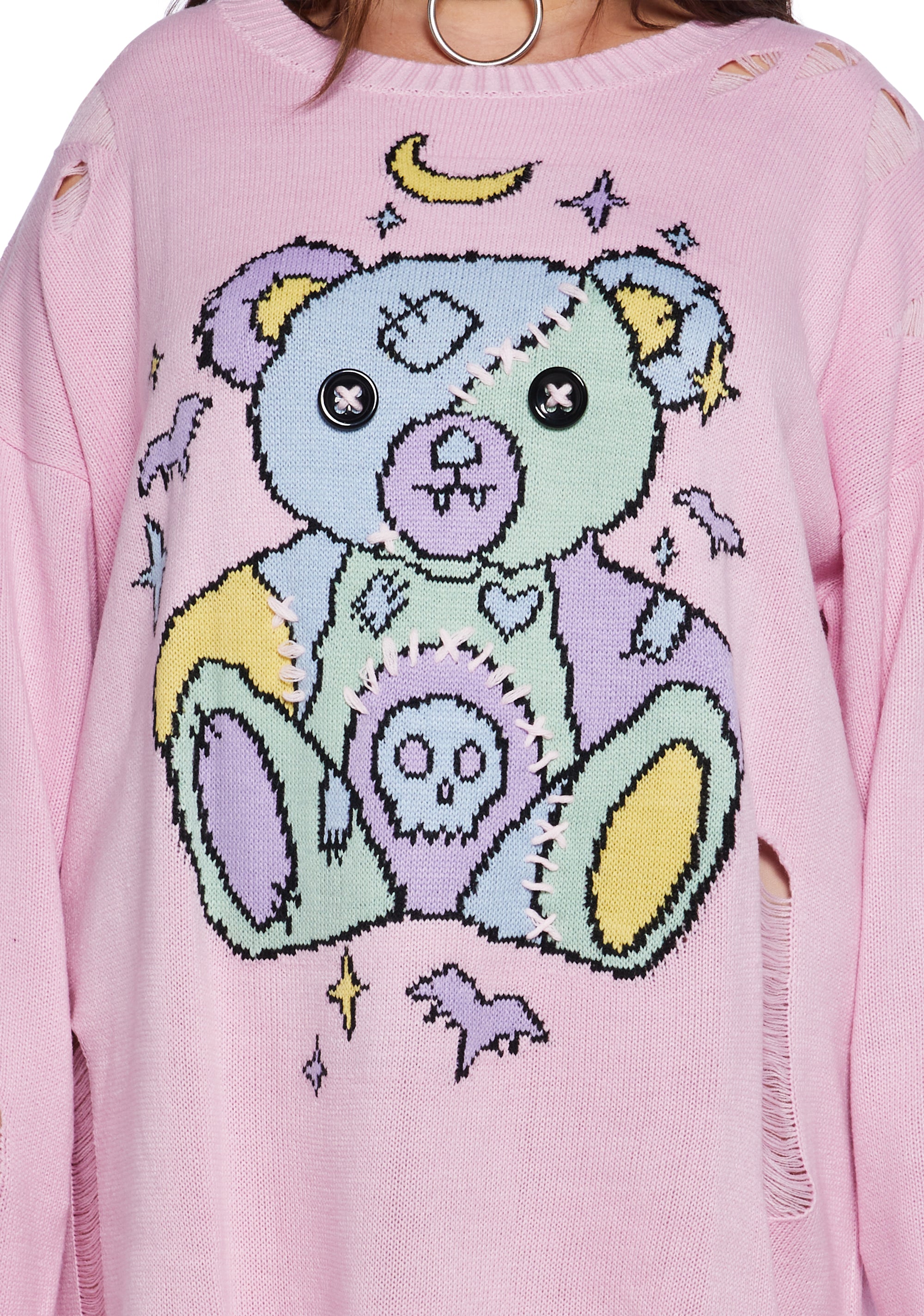 Teddy bear sweater plus size discount