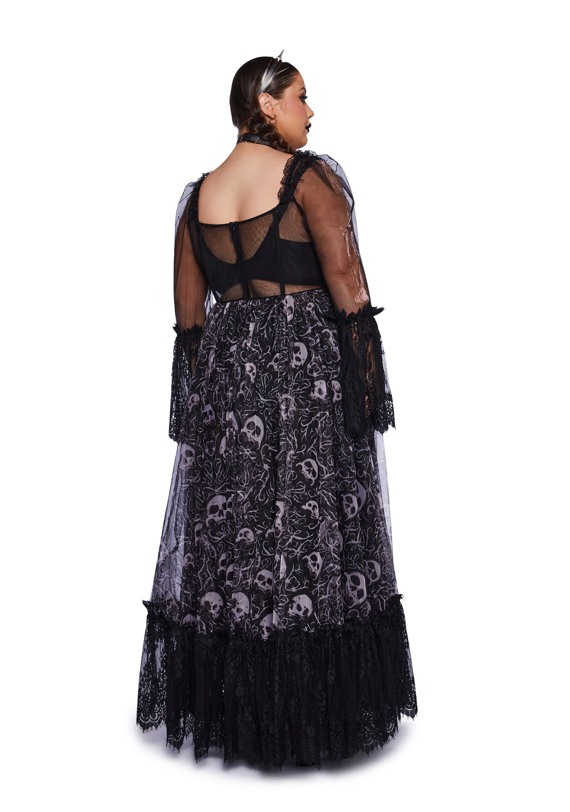 green emerald velvet dress Starry Night Gothic Plus Size Gown Custom 3X main image 0