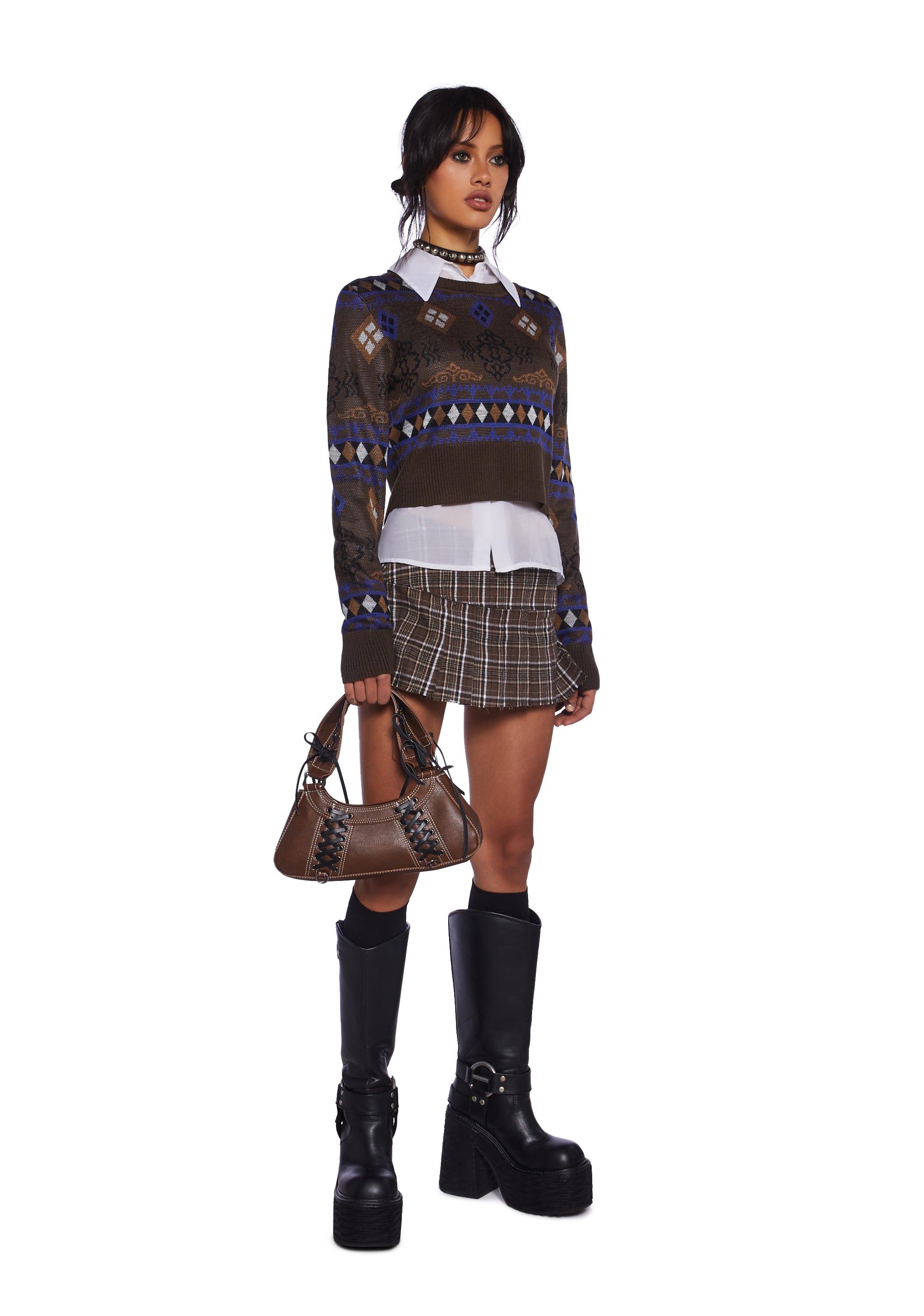 トップス melt the lady random damage knit Explosion Jumper (EXPJ0CRSP-CREAM-SPECK)