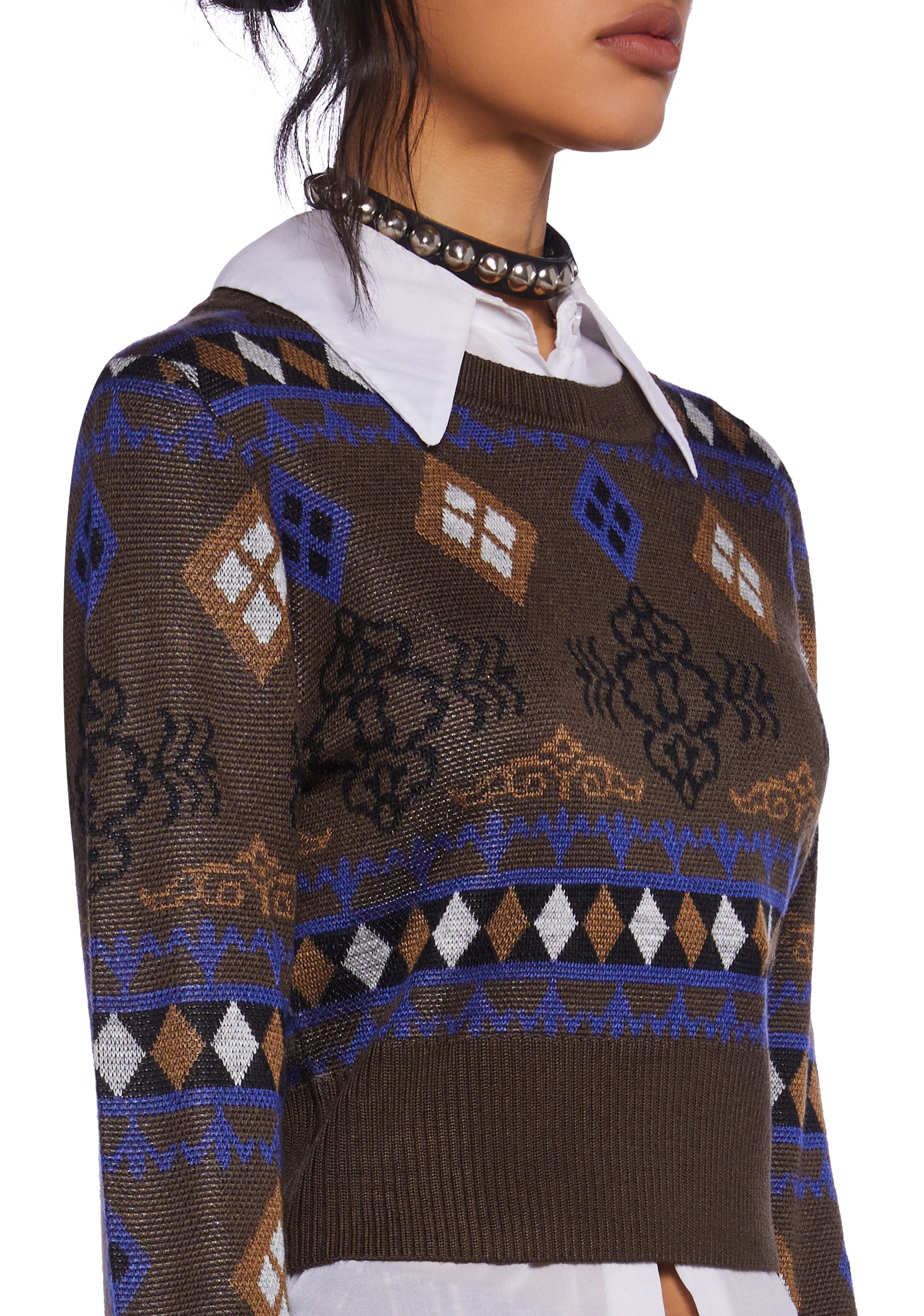 soutiencollar Lantern Sweater マドリガル ZAFUL Women's Cropped Turtleneck Sweater Lantern Sleeve