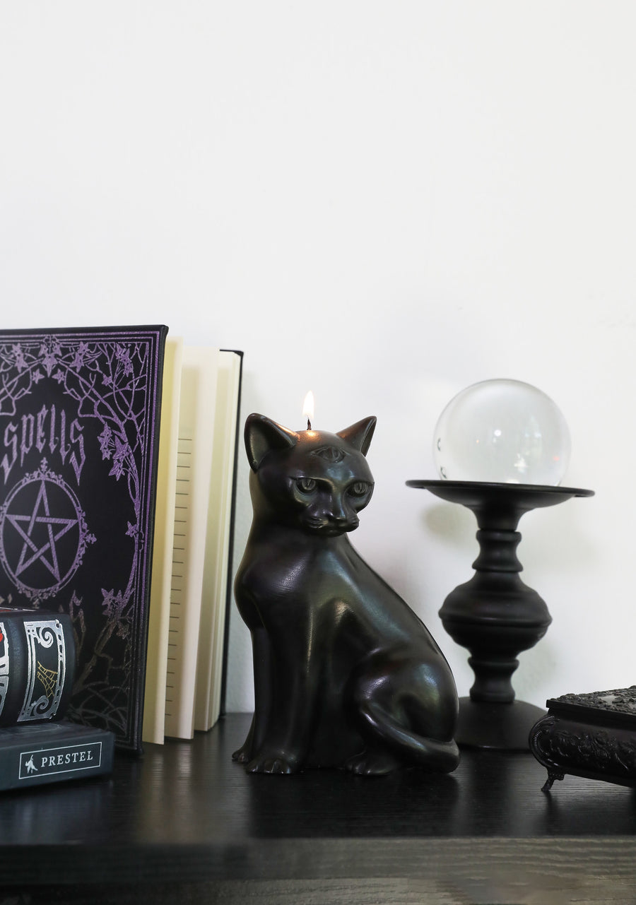 Familiar Feline Cat Candle - alternate