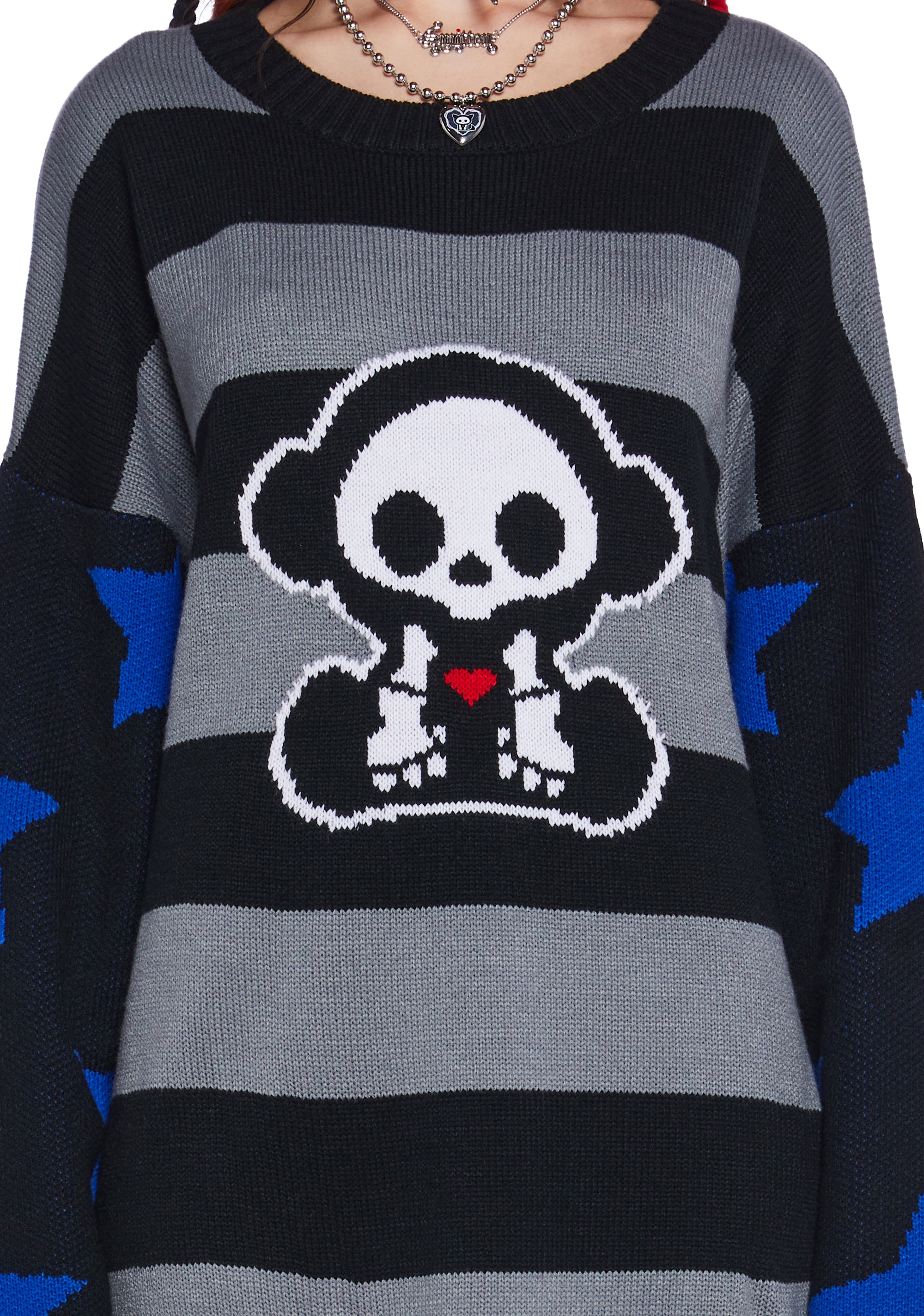 Marcy Striped Oversized Sweater