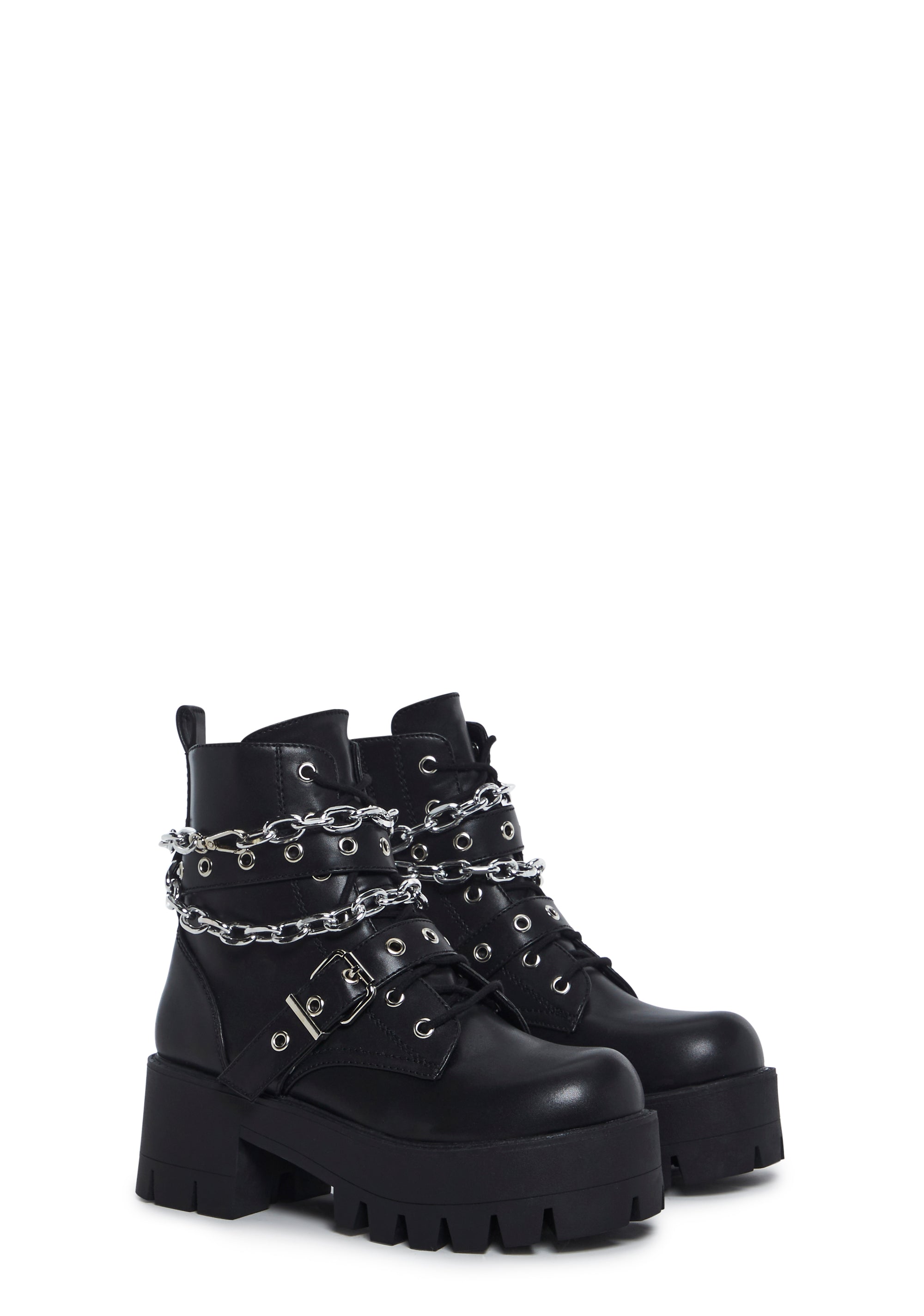 Bad Girl Blues Platform Boots