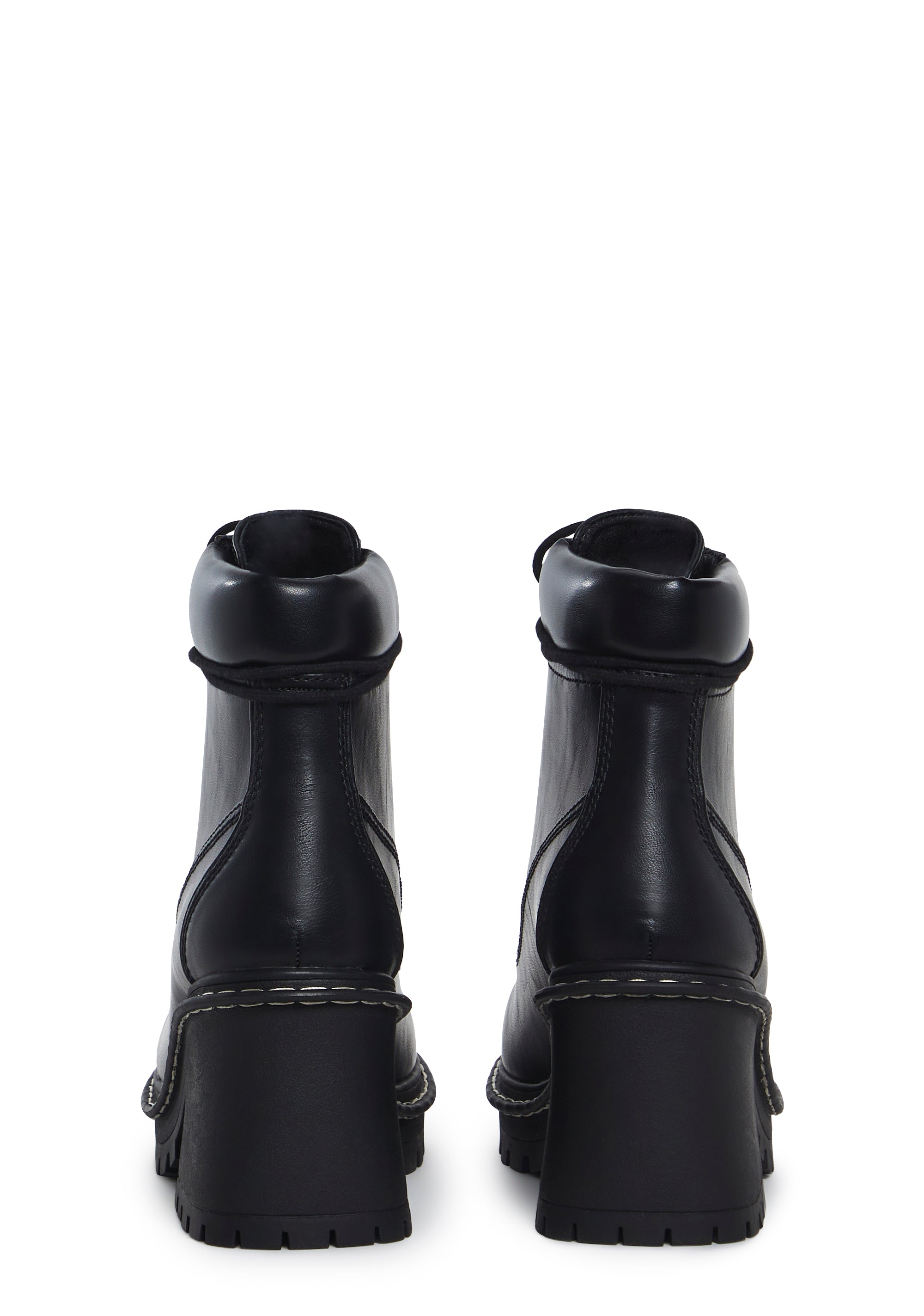 Delia's Vegan Leather Ankle Boots With Elastic Side Panels