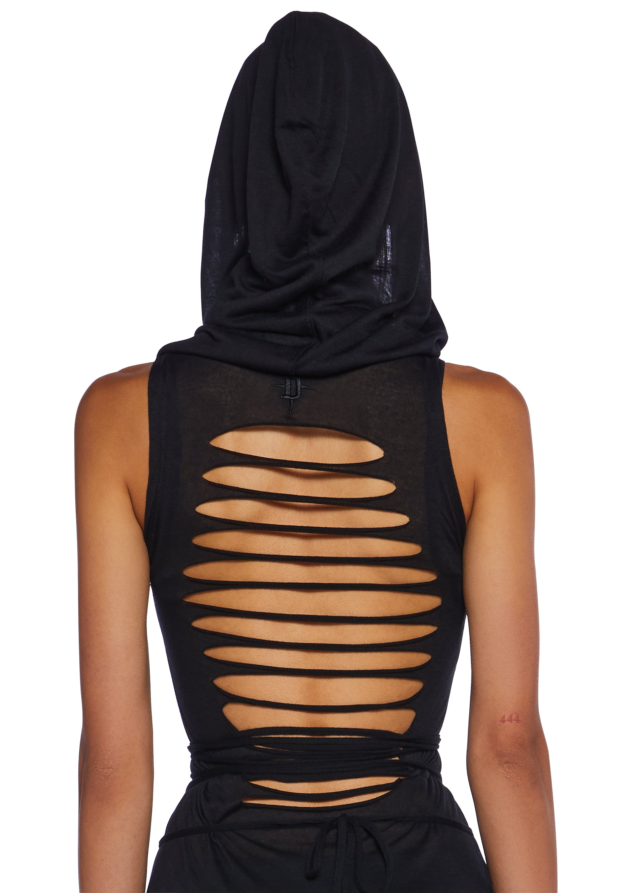 echo hooded slit maxi dress Echo Hooded Slit Maxi Dress
