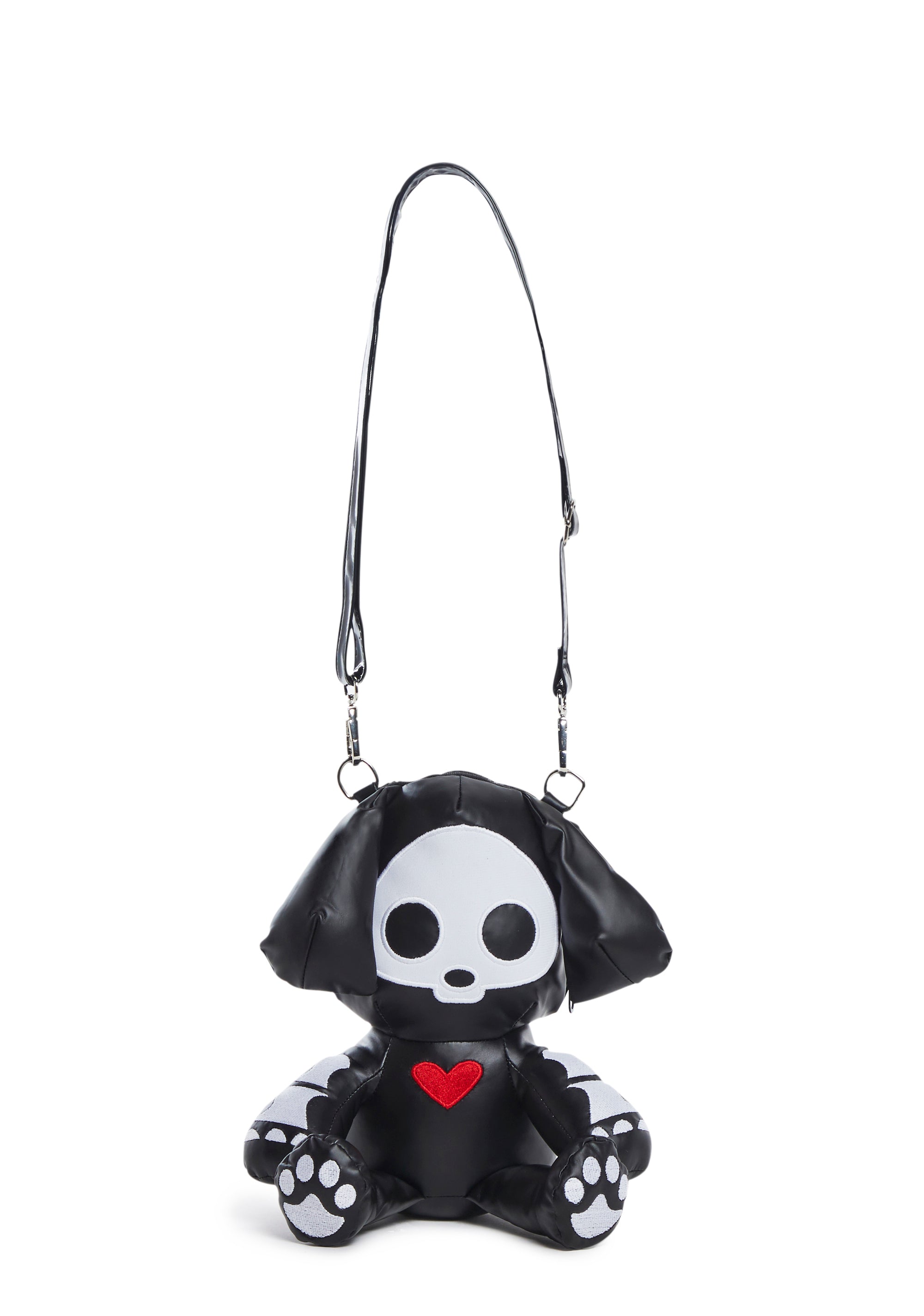 Dolls Kill x Skelanimals Studded Patent Vegan Leather Coffin 2-In