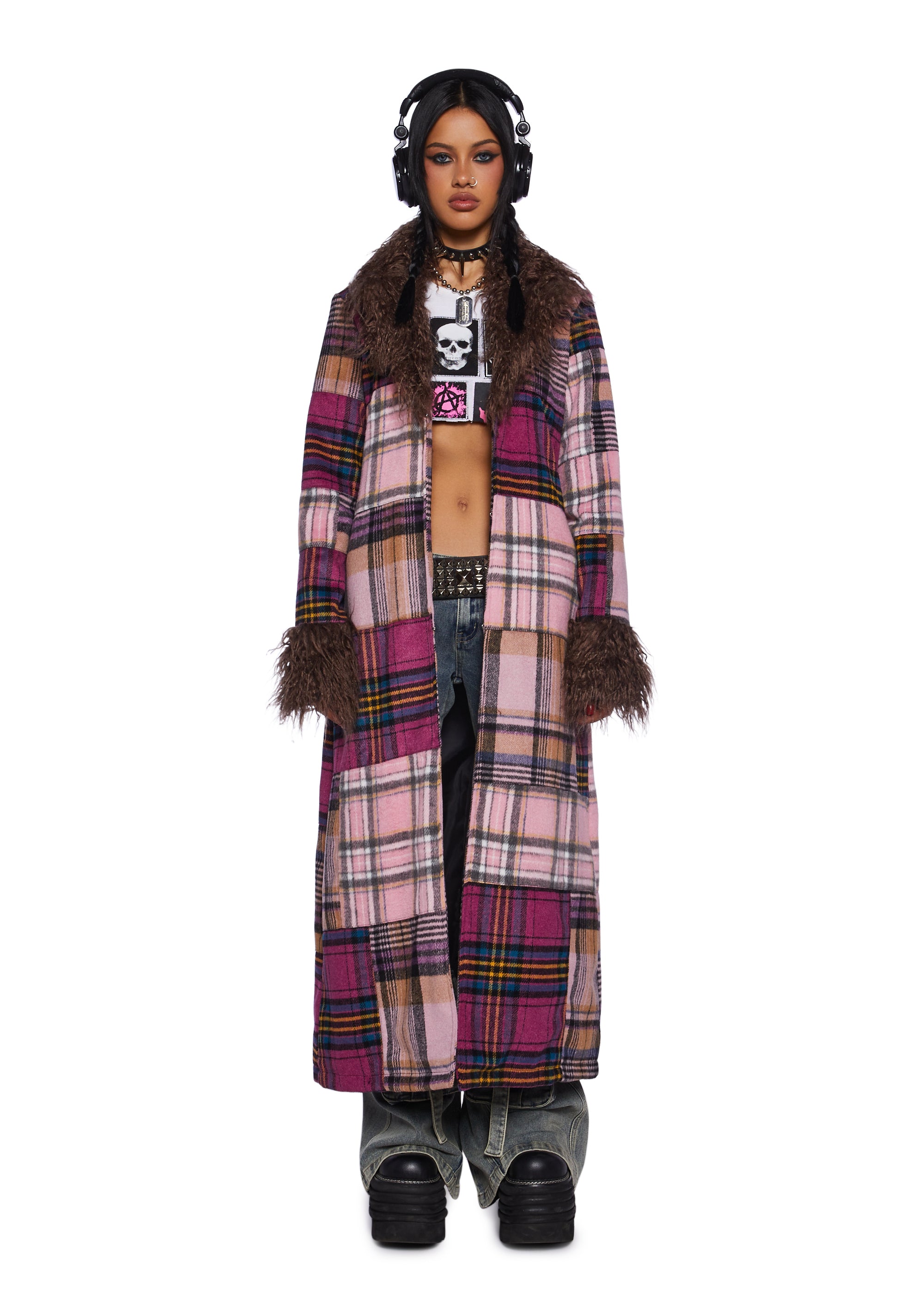 Wildflower Dreams Patchwork Coat - Pink