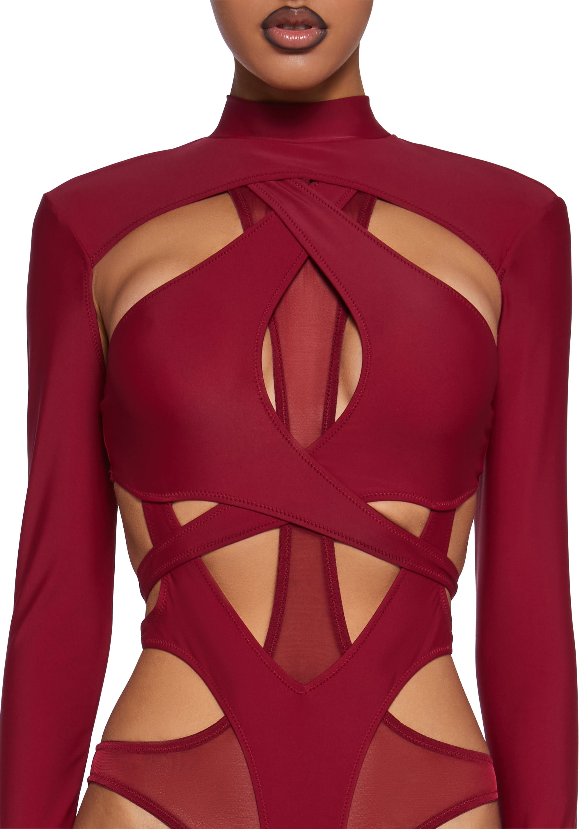 下着・アンダーウェア determ COLLAGEN FABRIC STRAPPY BODISUITS 下着・アンダーウェア determ COLLAGEN FABRIC STRAPPY
