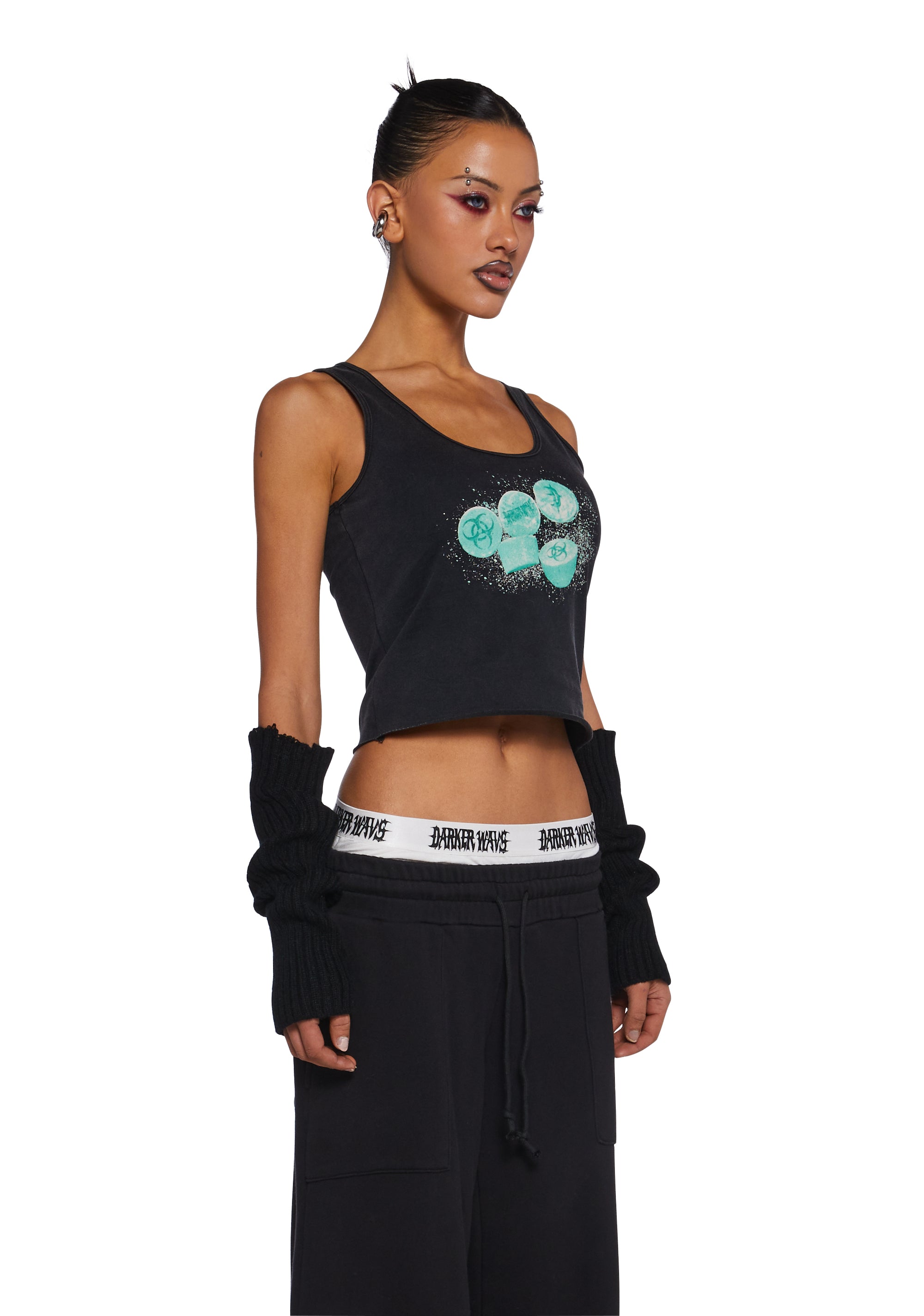 mixed tube knit | OHOTORO