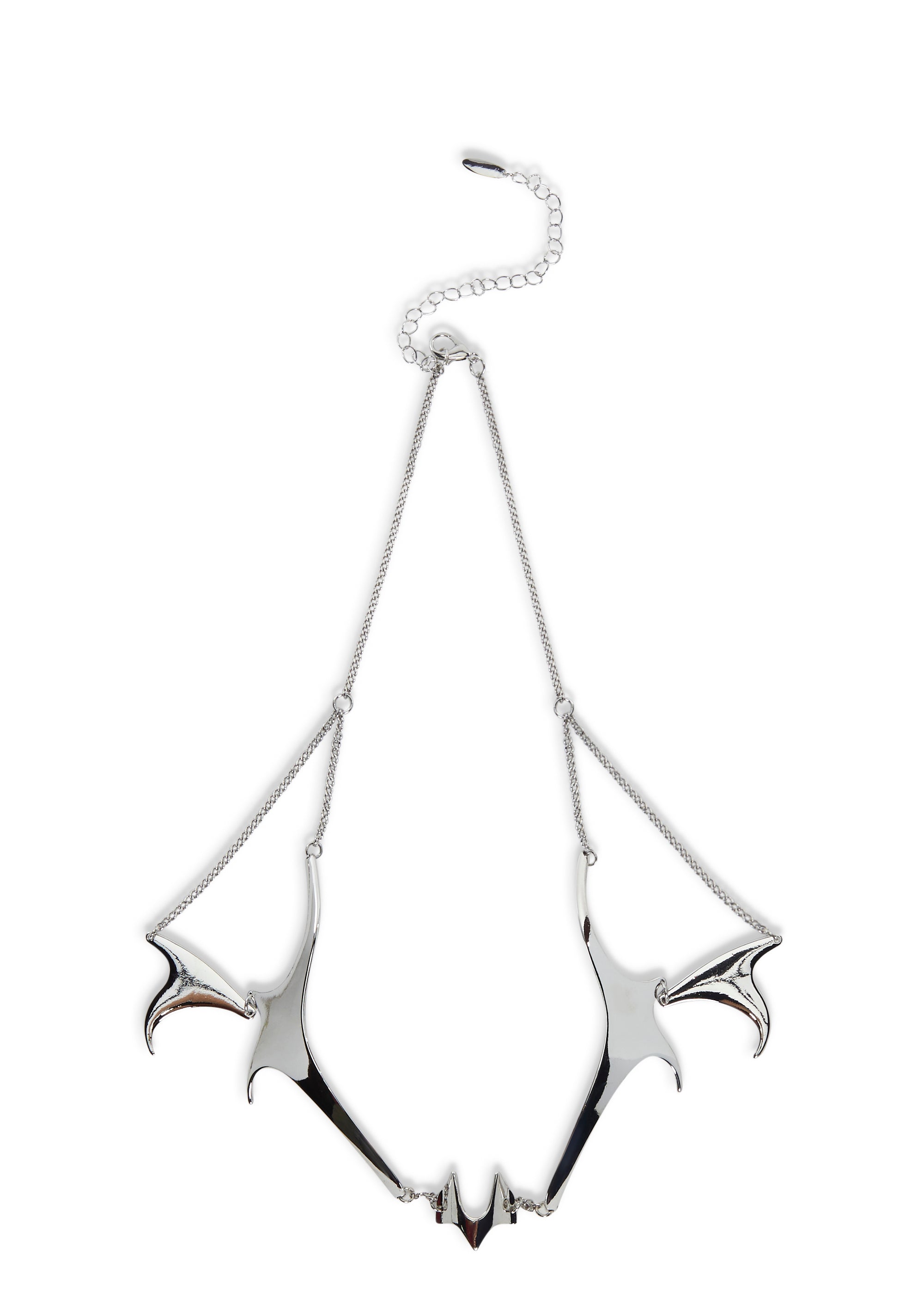 Darker Wavs Silver Toned Metal Face Jewelry - Silver – Dolls Kill