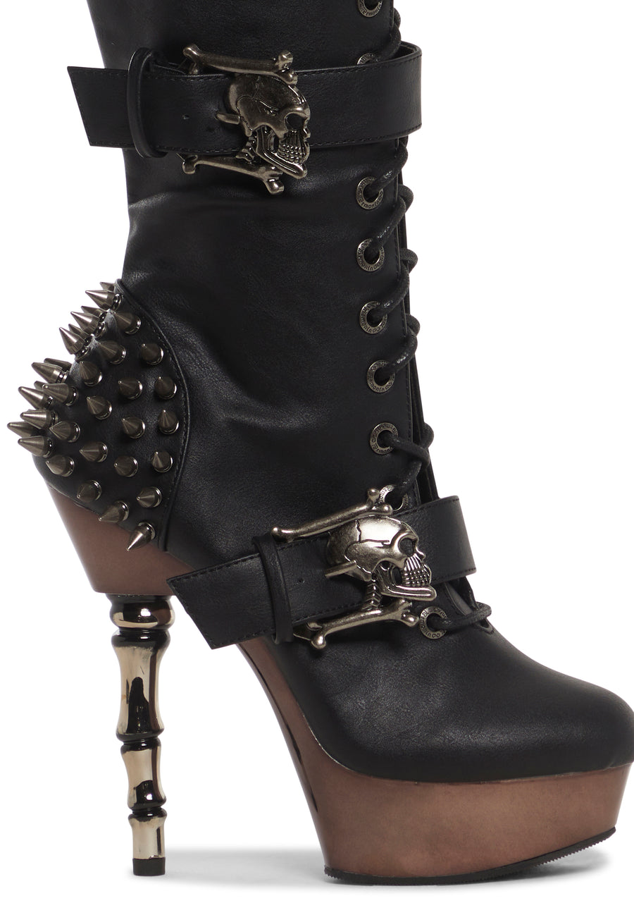 Muerto-2028 Heeled Boots - alternate