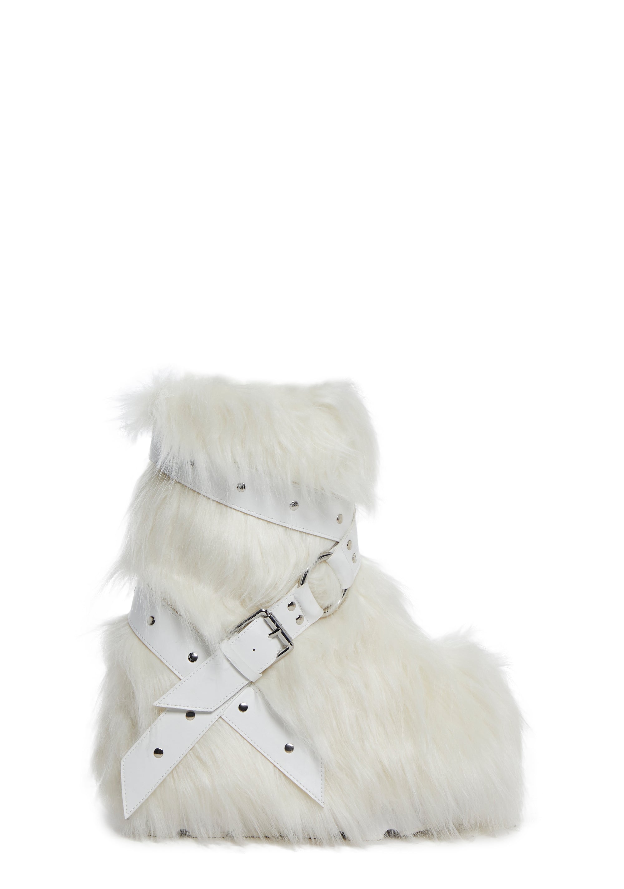 Low Wild Instincts Faux Fur Boots - White