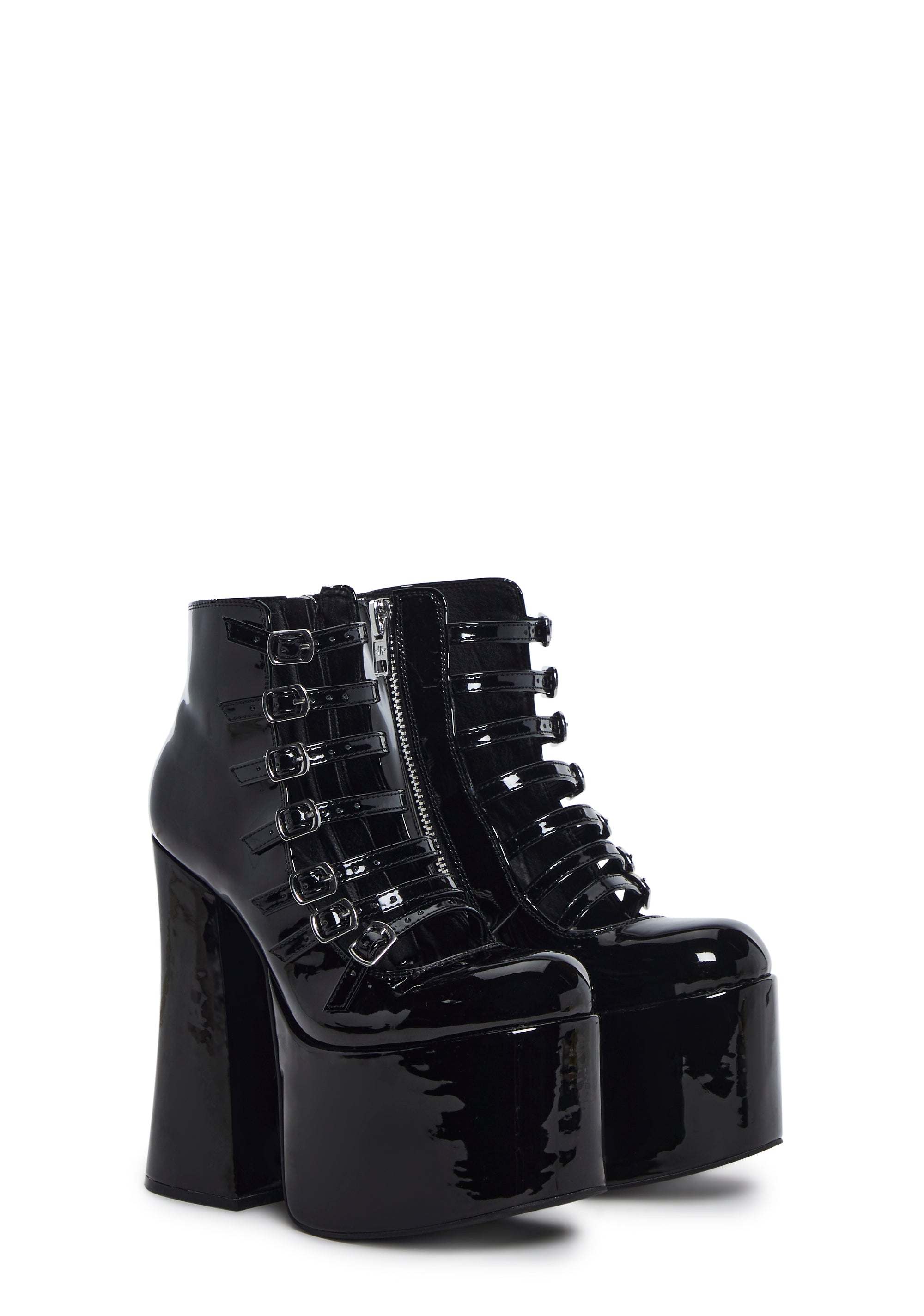 【DOLLS KILL】Mourning Belle Heeled Booties Satin Bow Pointed Toe Heeled Booties Widow - Black – Dolls Kill