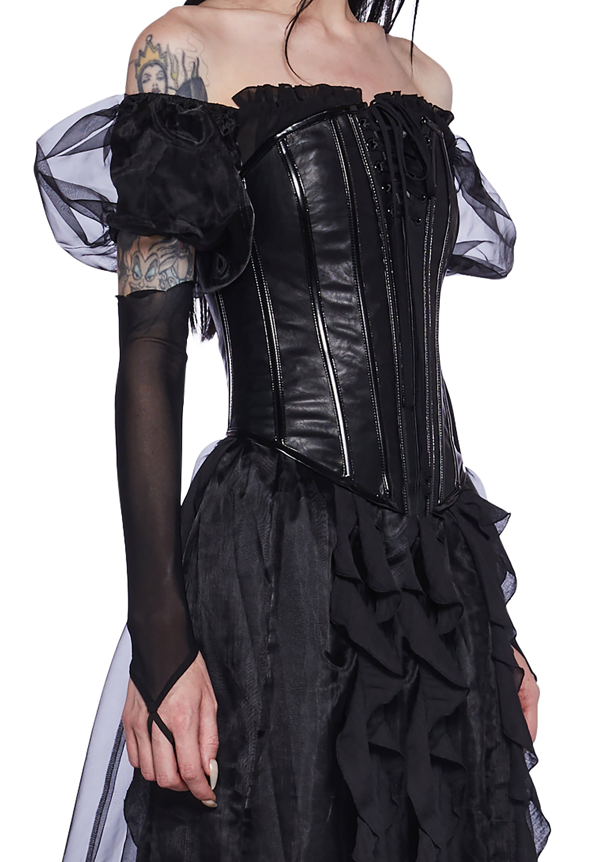 beetlejuice maxi dress Beetlejuice Beetlejuice Delores Lace-Up Dress