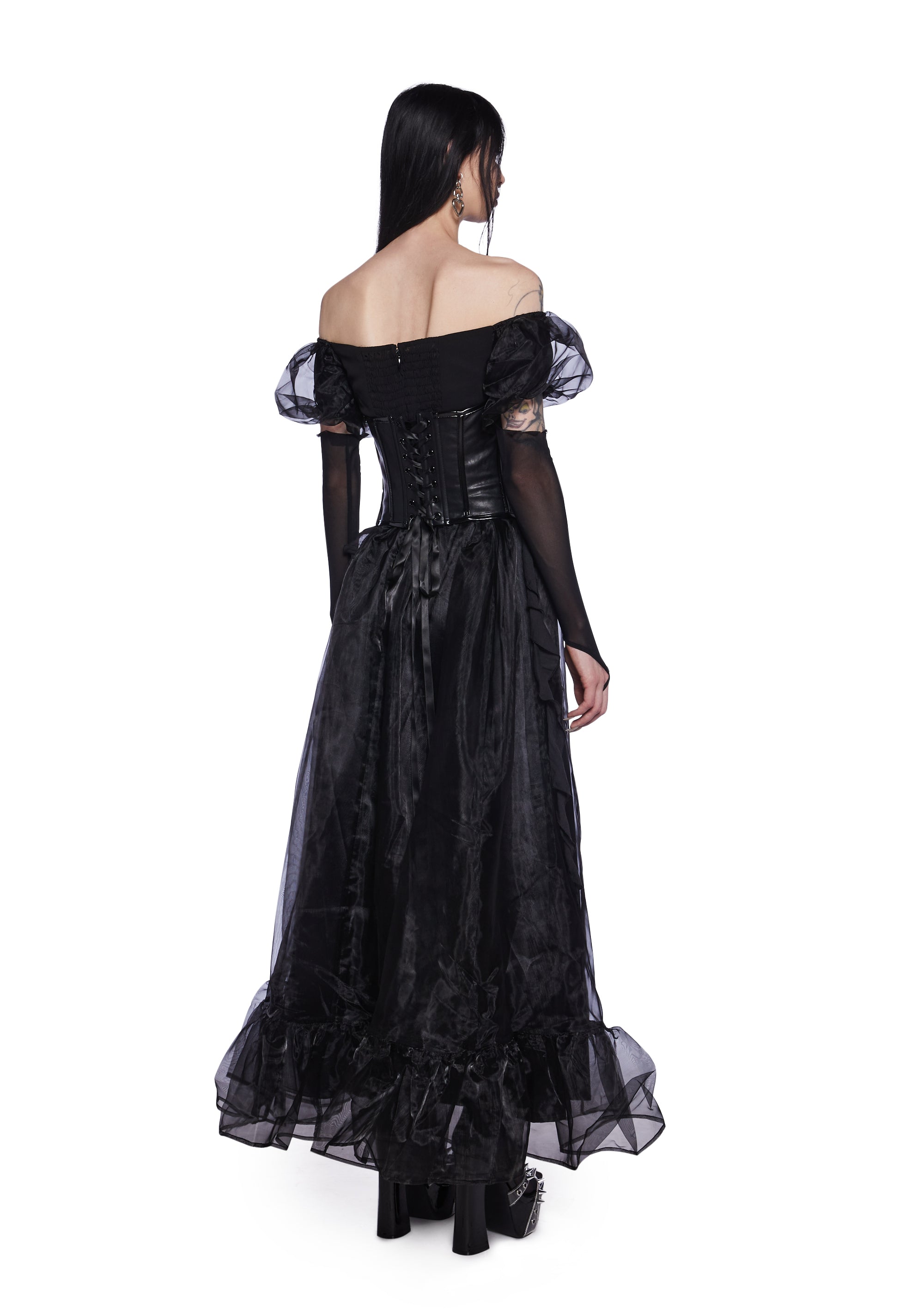 beetlejuice maxi dress Women's Beetlejuice 2 Delores LaFerve Dress