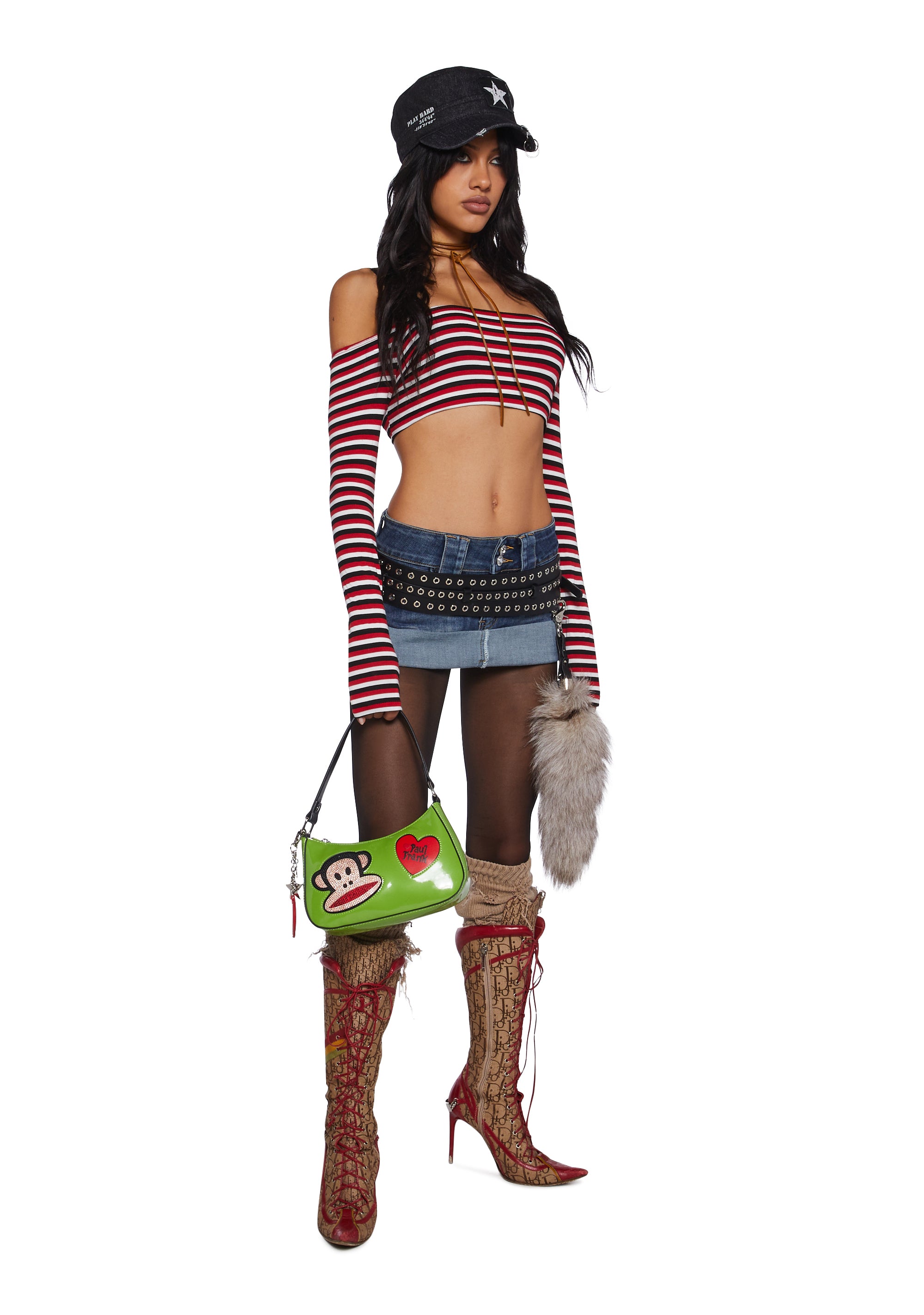 Dolls Kill x Paul Frank Patent Leather Julius Face