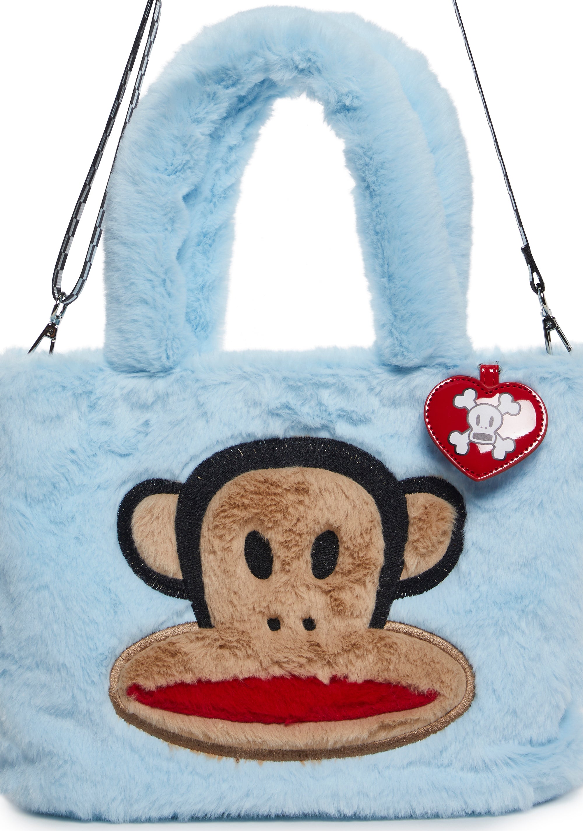関税込み★DOLLS KILL★Paul Frank トートバッグ＆財布セット Dolls Kill x Paul Frank Julius Fuzzy Faux Fur Tote Bag