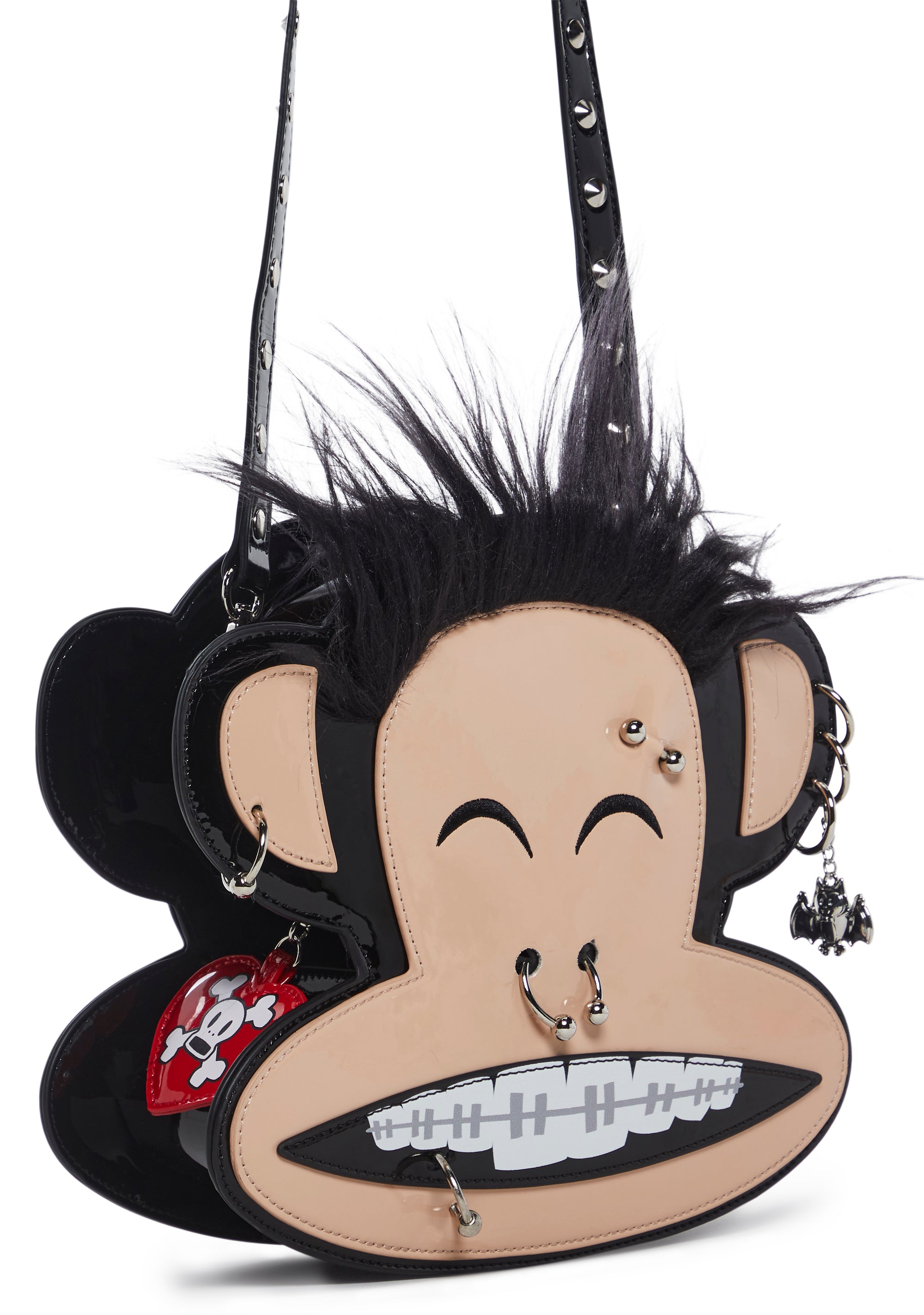 【DOLLS KILL】X Paul Frank 肩紐付トートバッグ＆お財布 Dolls Kill x Paul Frank Julius Colorblock Patchwork Tote Bag