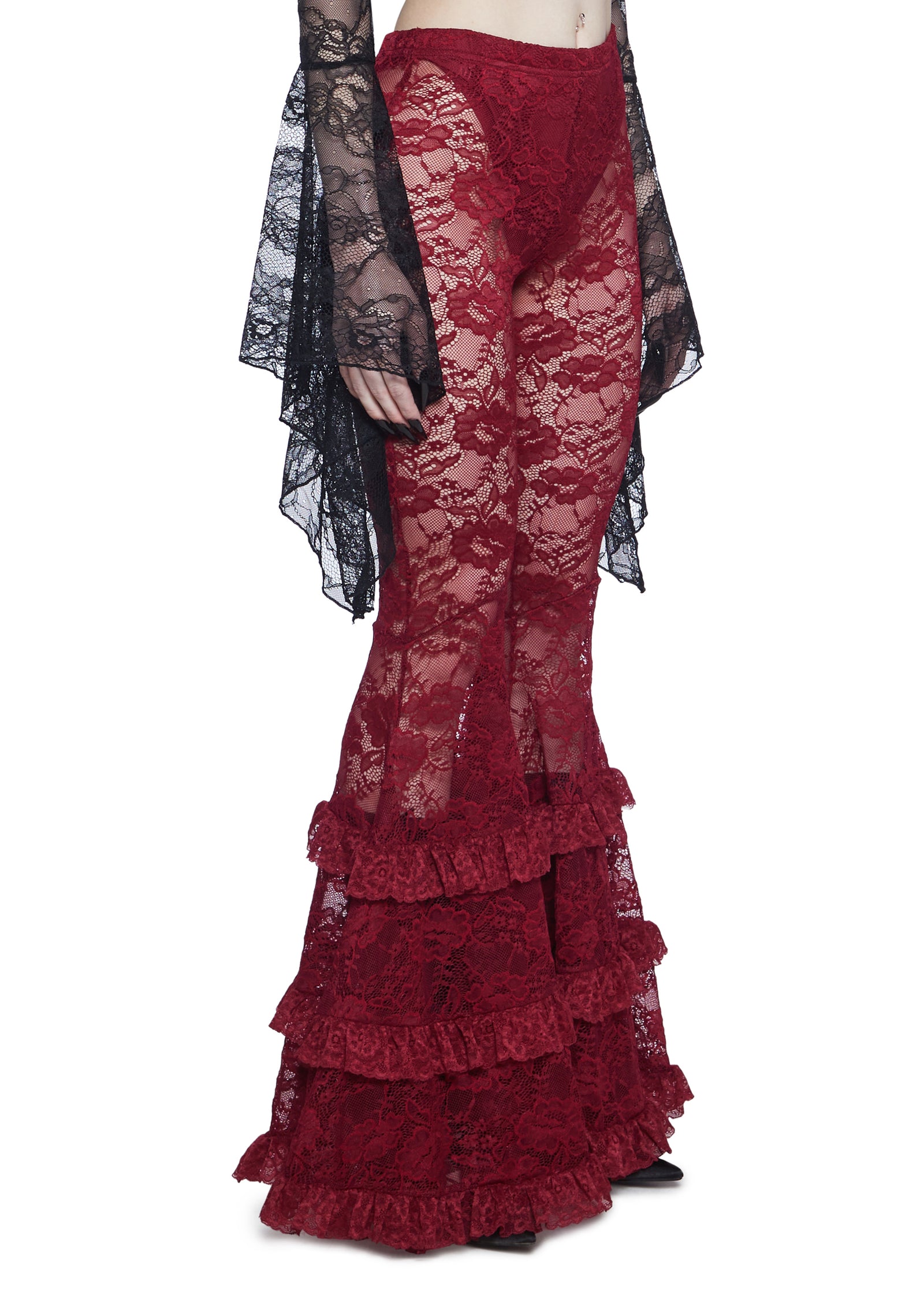 three|dark red