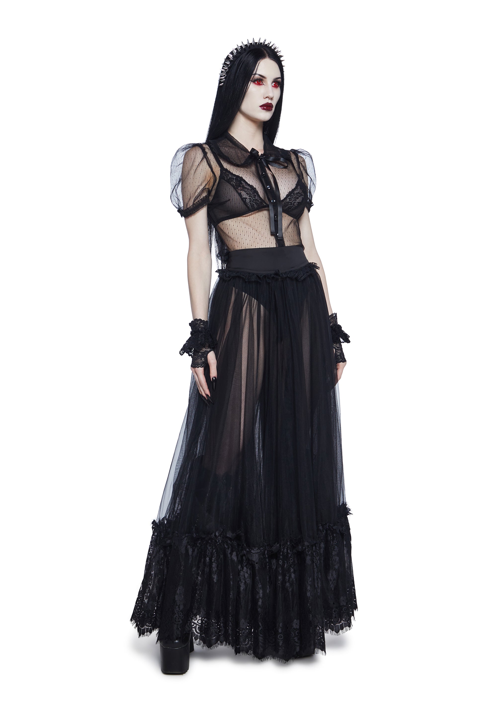 knee length dresses for ladies Dance With Death Maxi Skirt