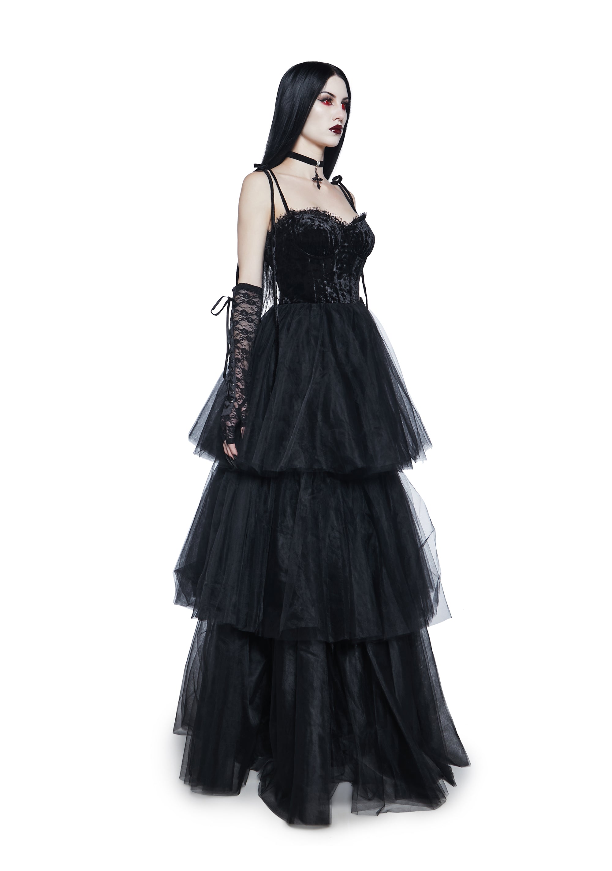 Passion Shadows Ball Gown