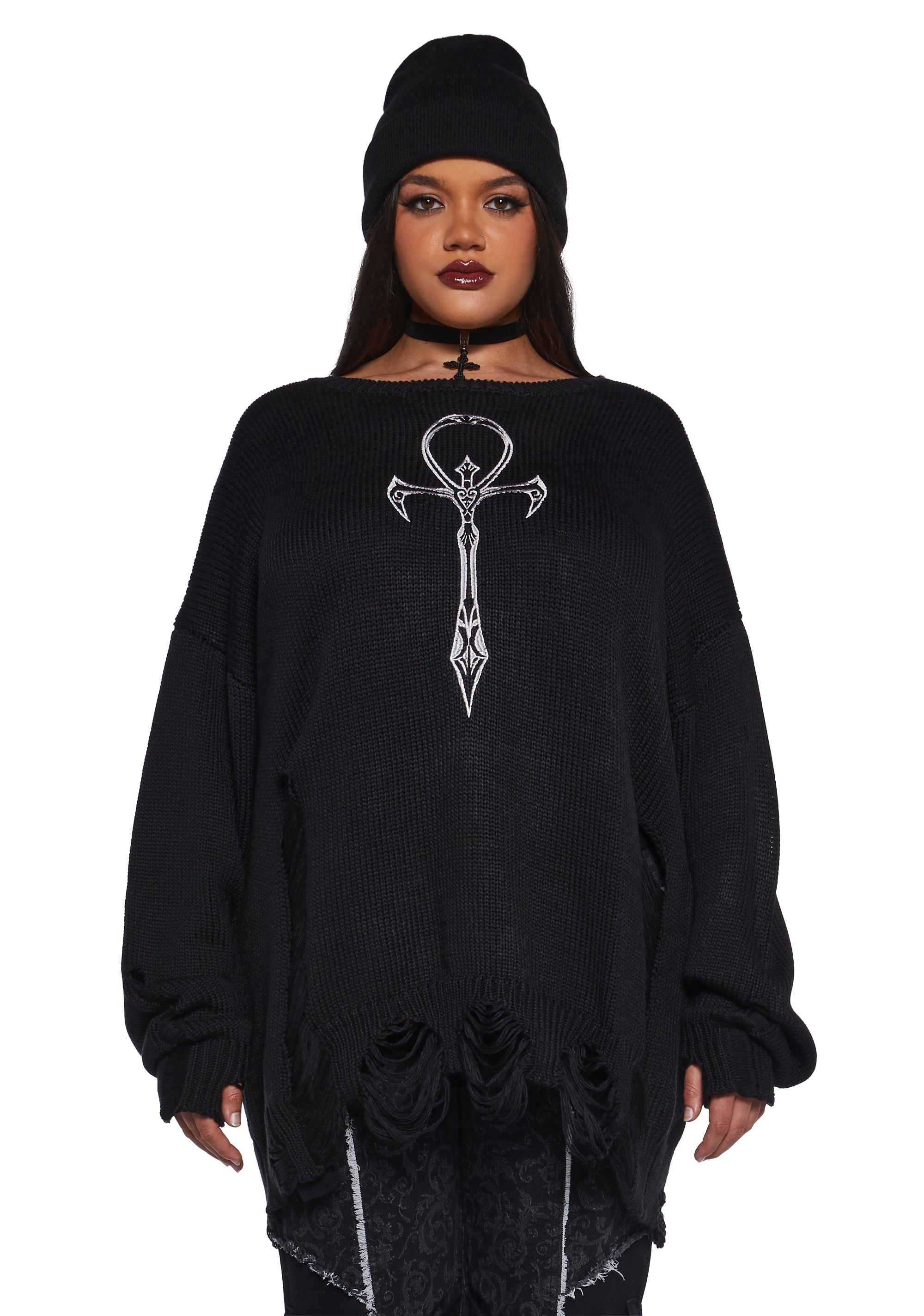 theredthread ♡ S big symbol knit theredthread S big symbol knit（the red thread S big symbol