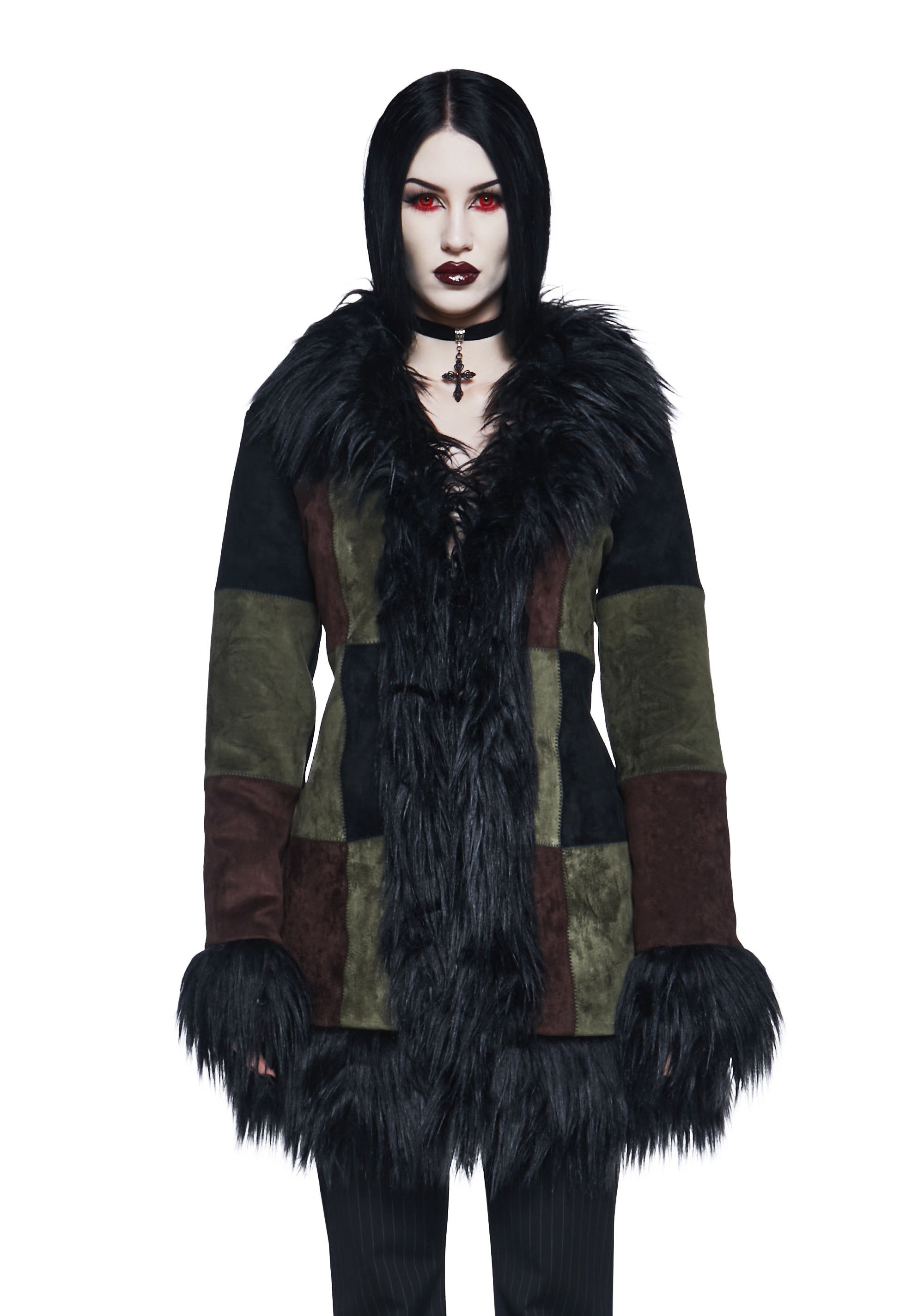 Hearing Heartbeats Faux Suede Coat