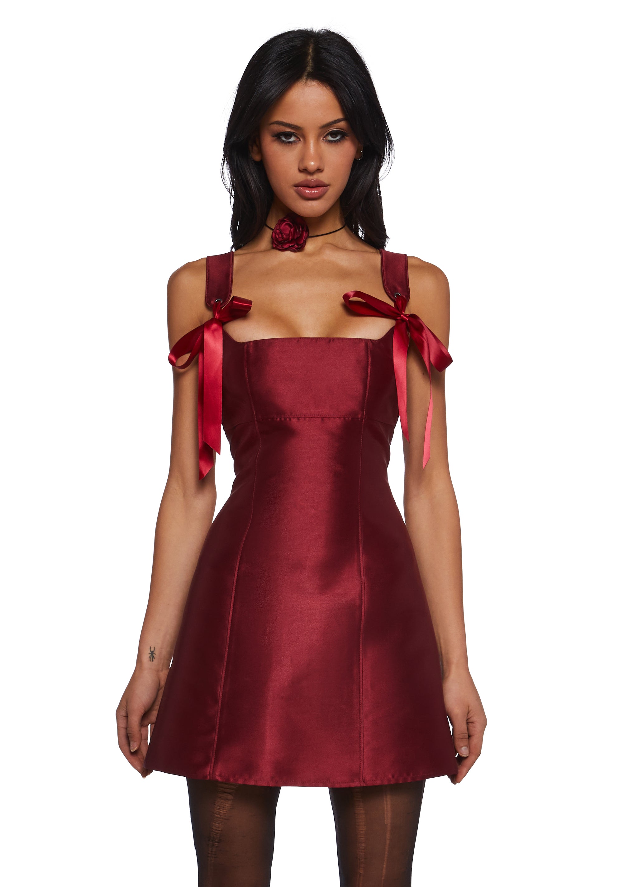 Pixie Stardust Mini Dress - Burgundy Pixie Stardust Mini Dress - Burgundy