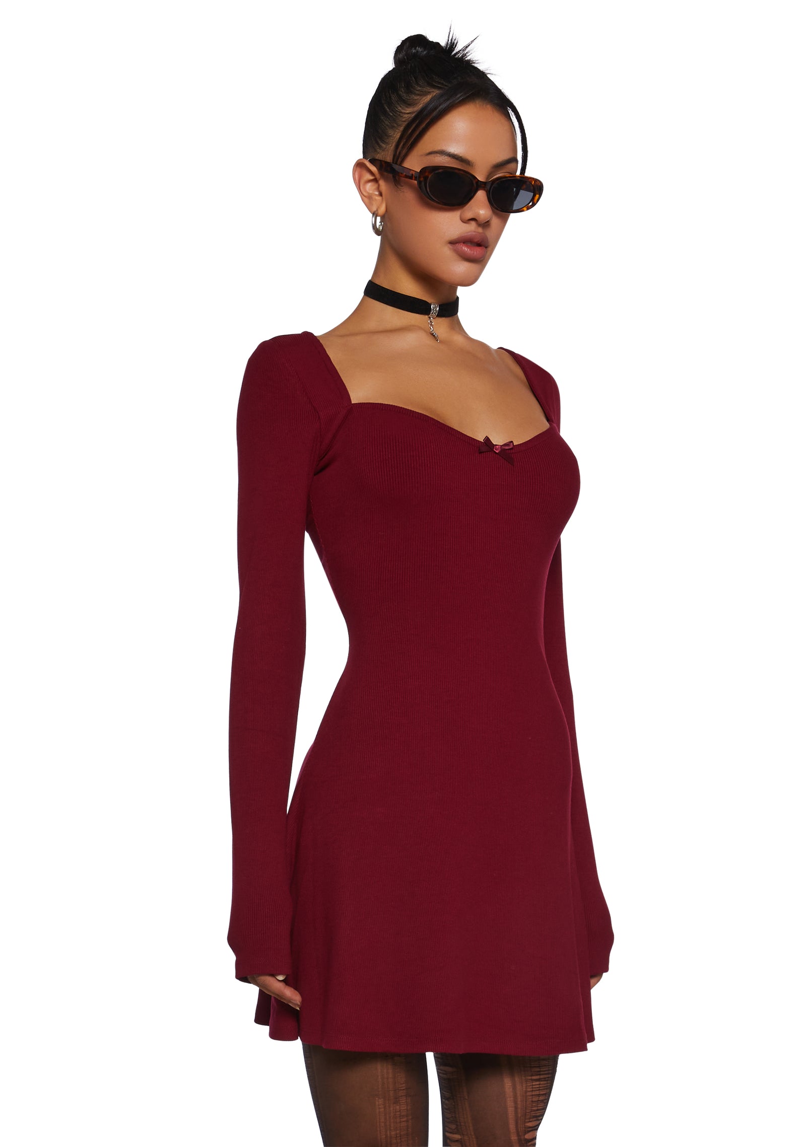three|dark red