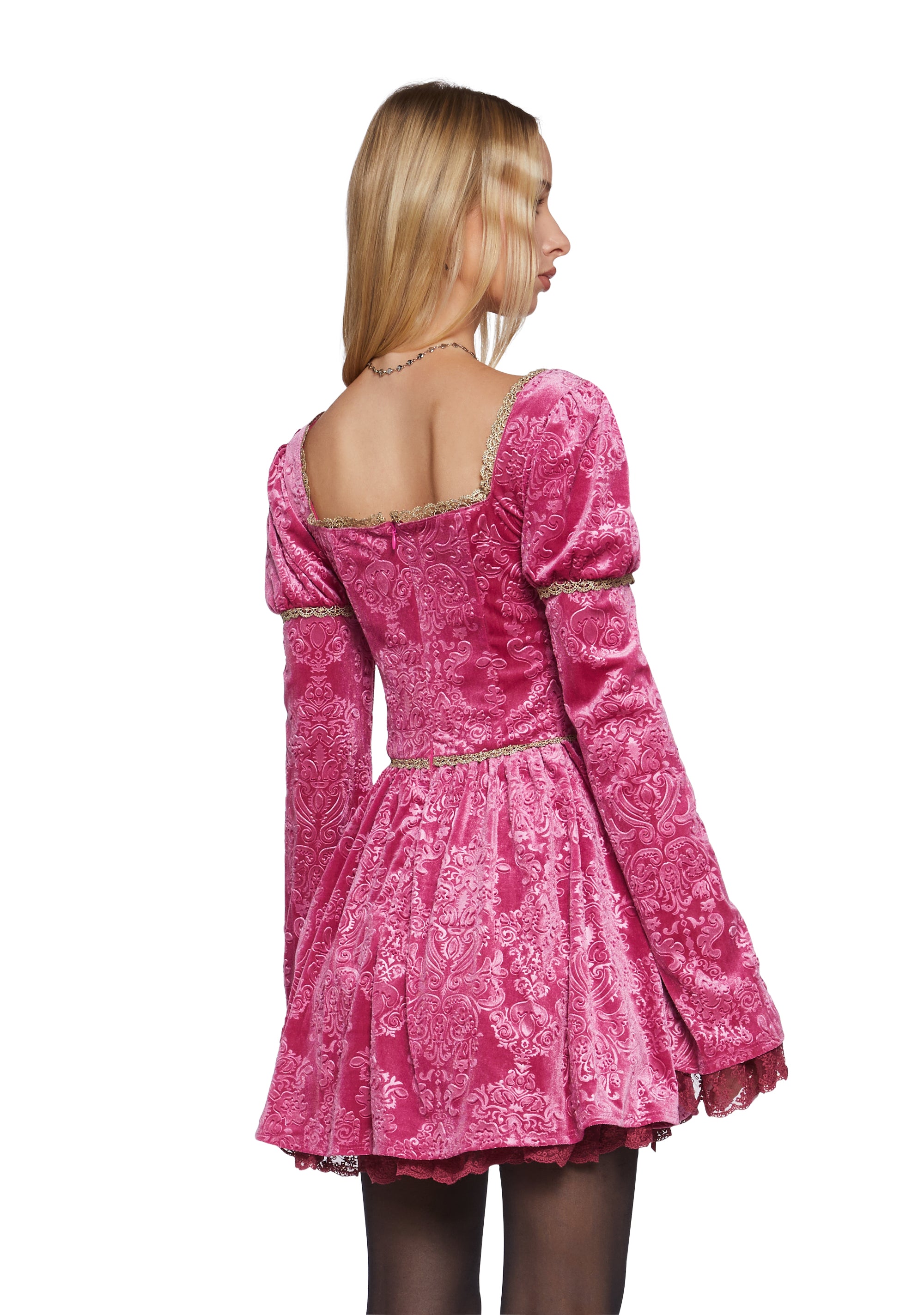 Ren Faire Regency Core Royal Core Velour Corset Dress Sugar