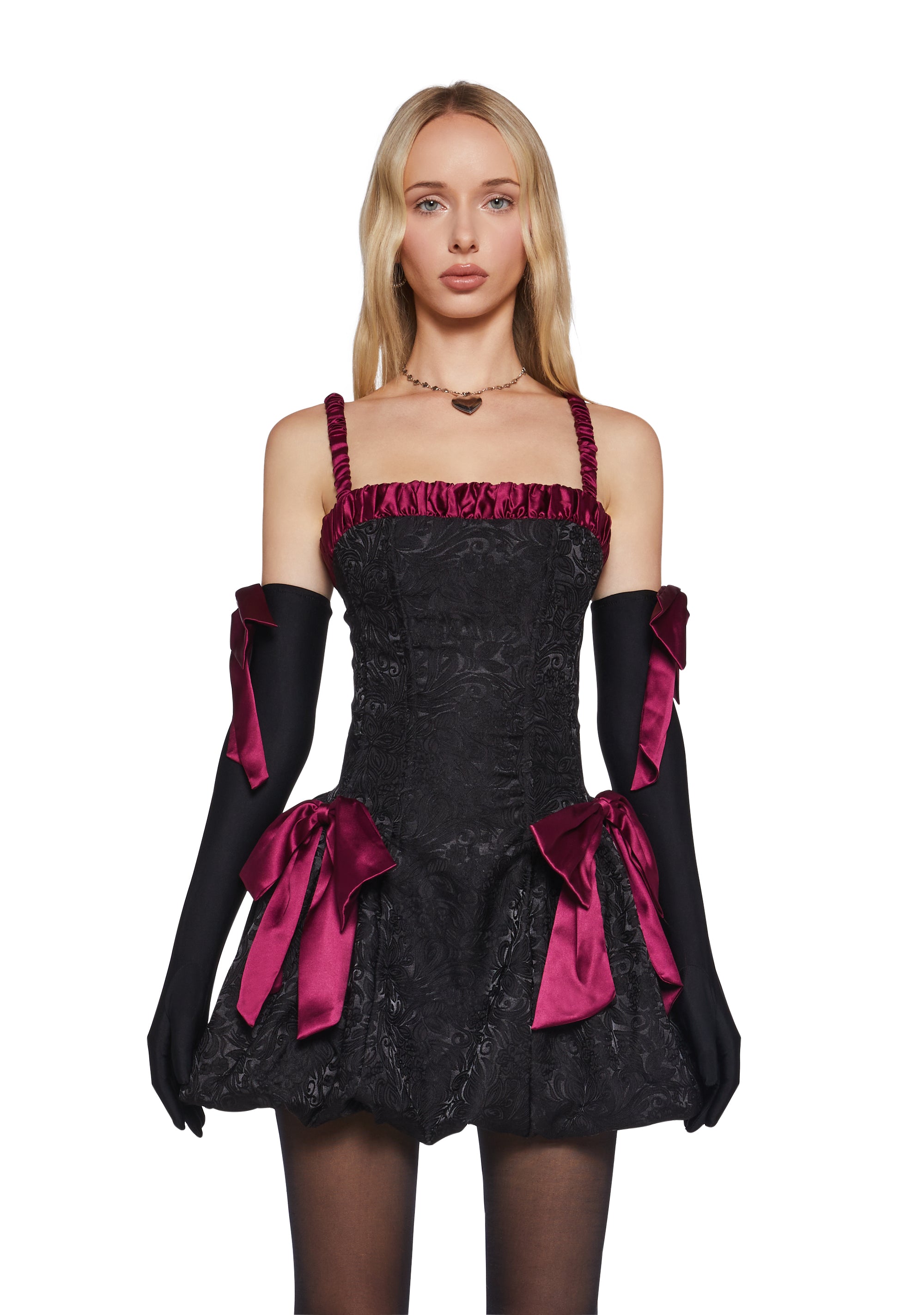 Forever Promise Mini Dress And Gloves Set