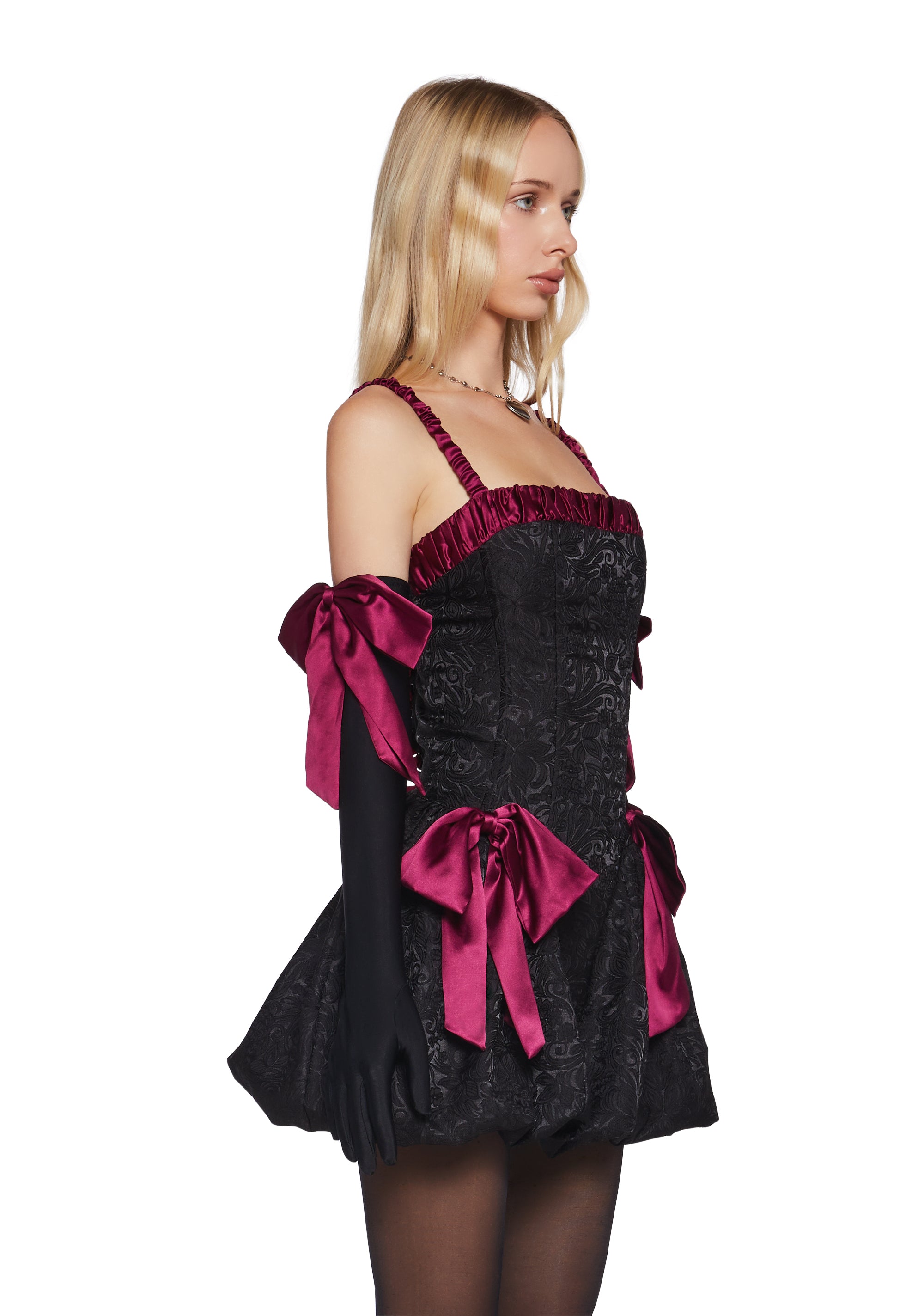 Forever Promise Mini Dress And Gloves Set