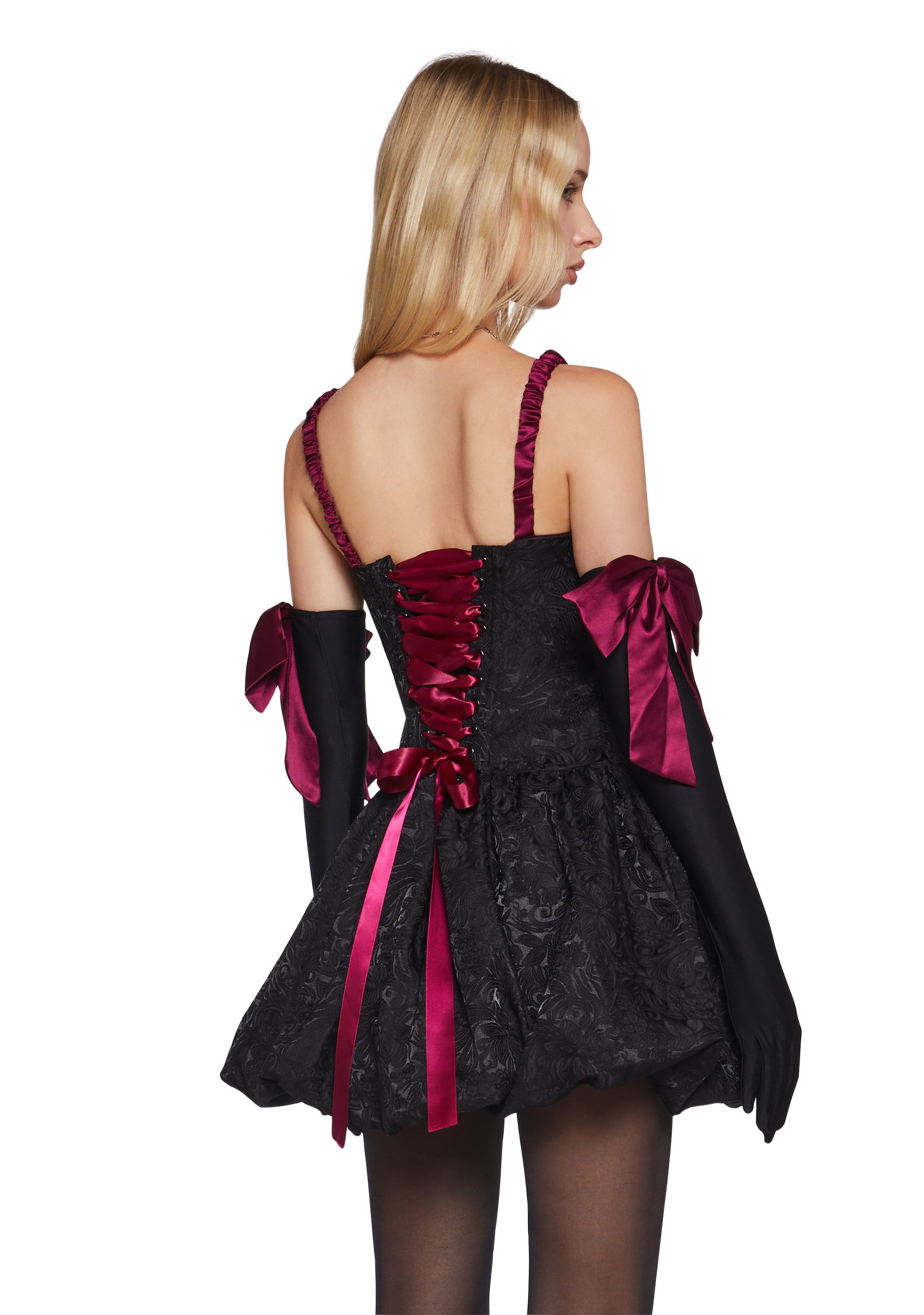 Forever Promise Mini Dress And Gloves Set