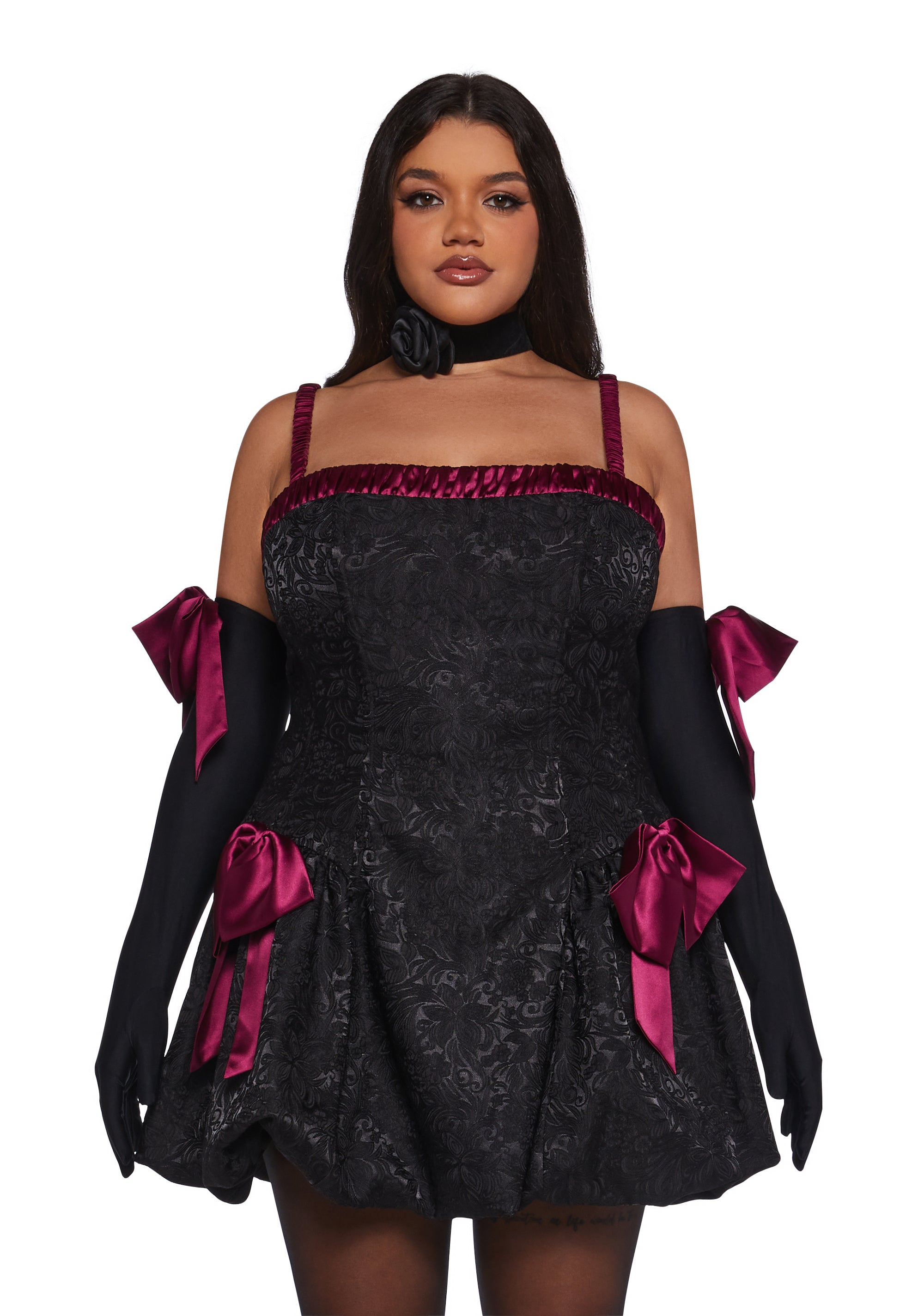 Forever Promise Mini Dress And Gloves Set