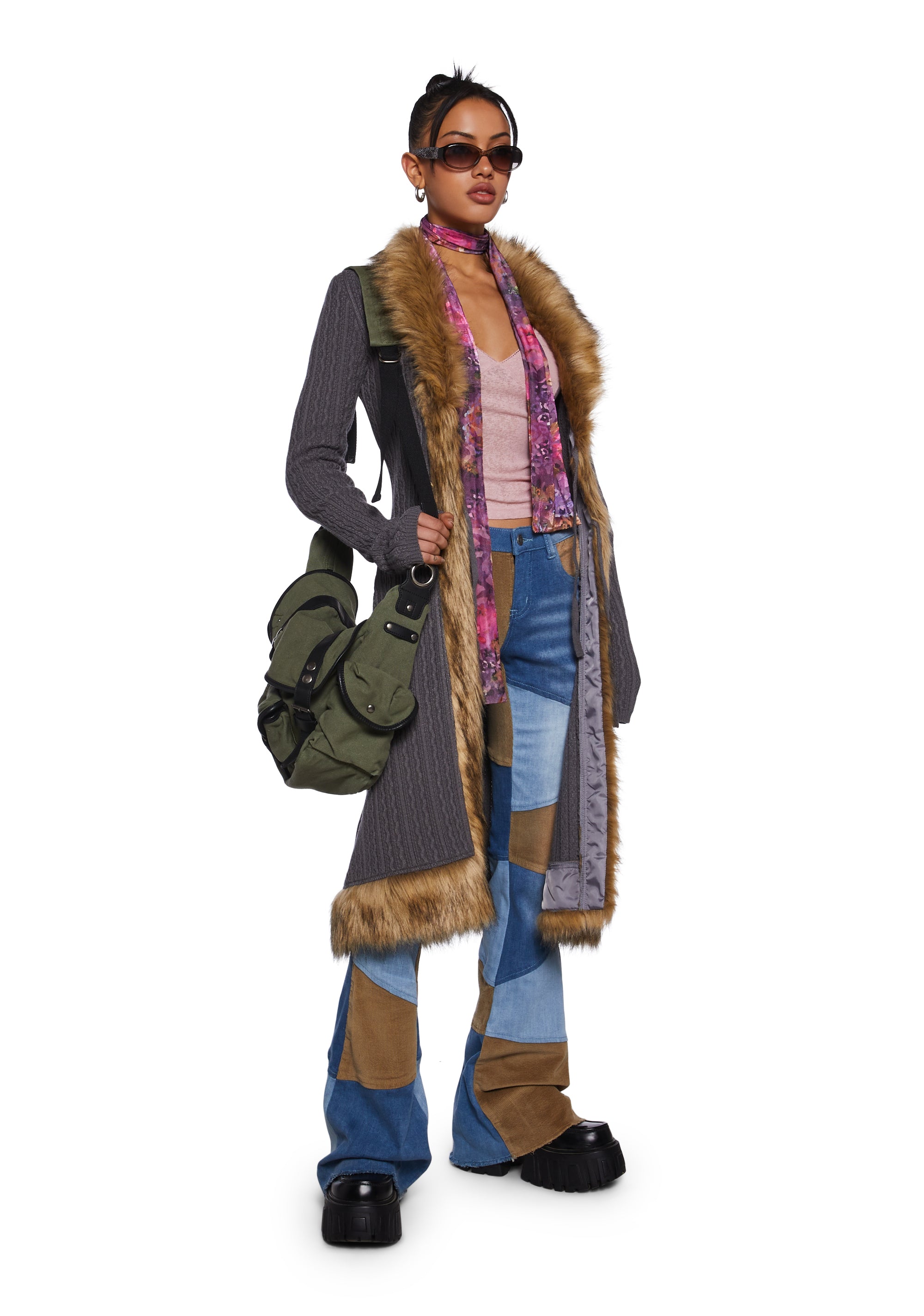 There She Goes Patchwork Jeans