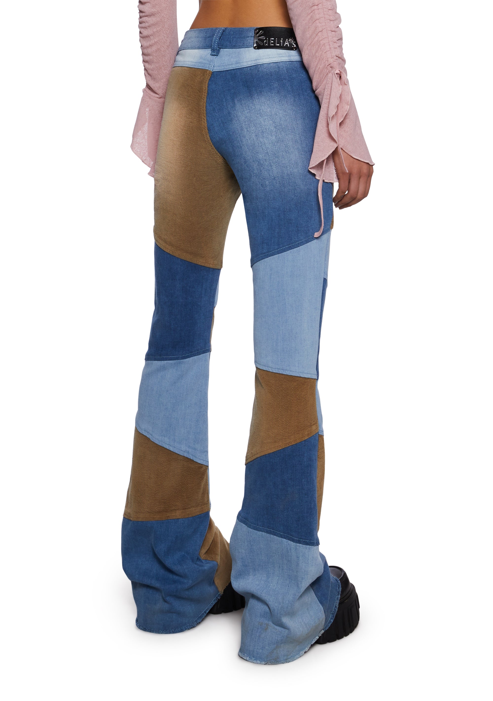 There She Goes Patchwork Jeans