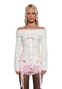 Flattery Will Do Sweater Top