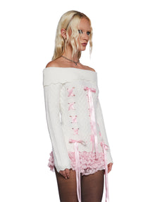 Flattery Will Do Sweater Top