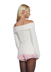 Flattery Will Do Sweater Top