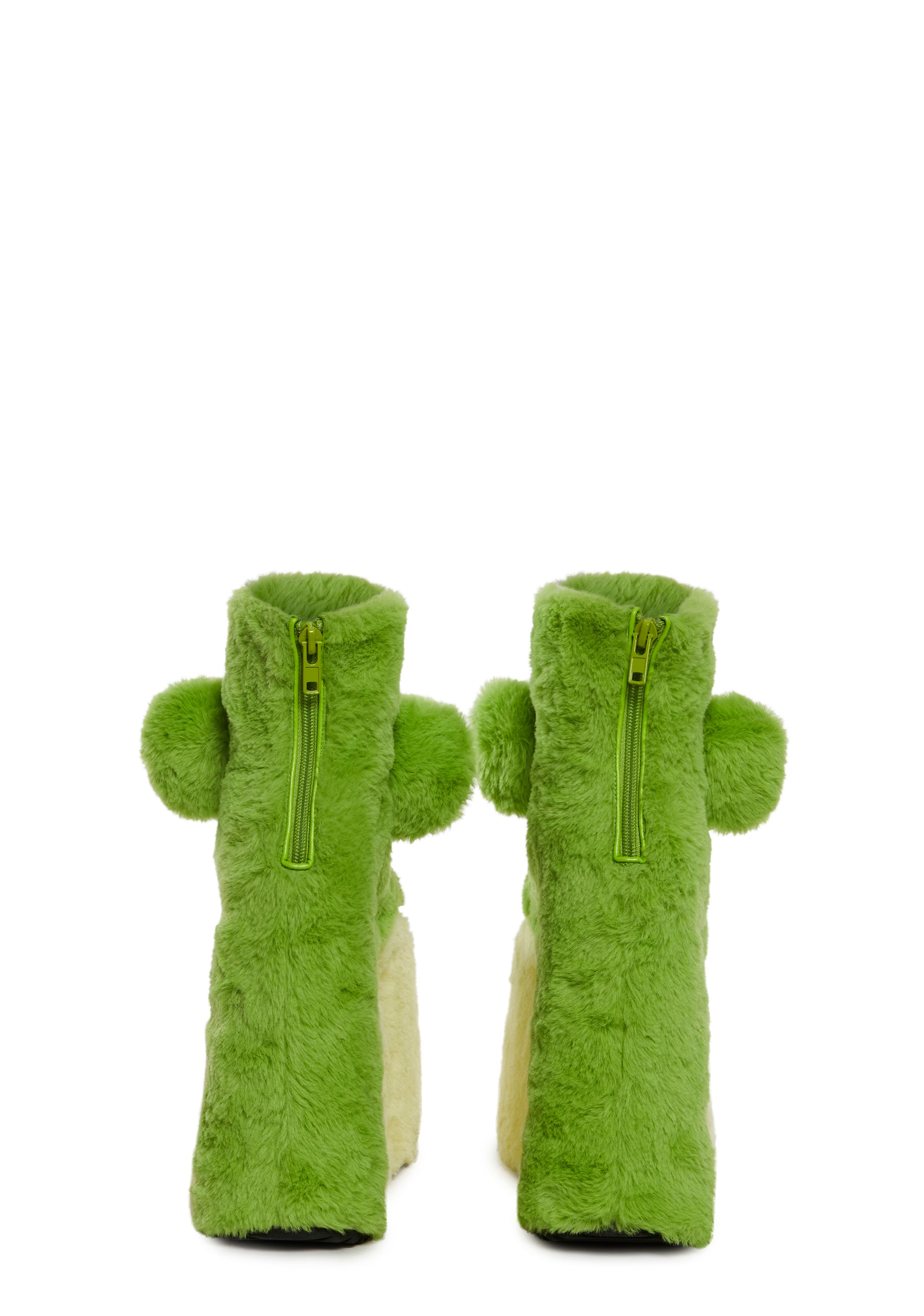 Total Wildlife Platform Booties - Green