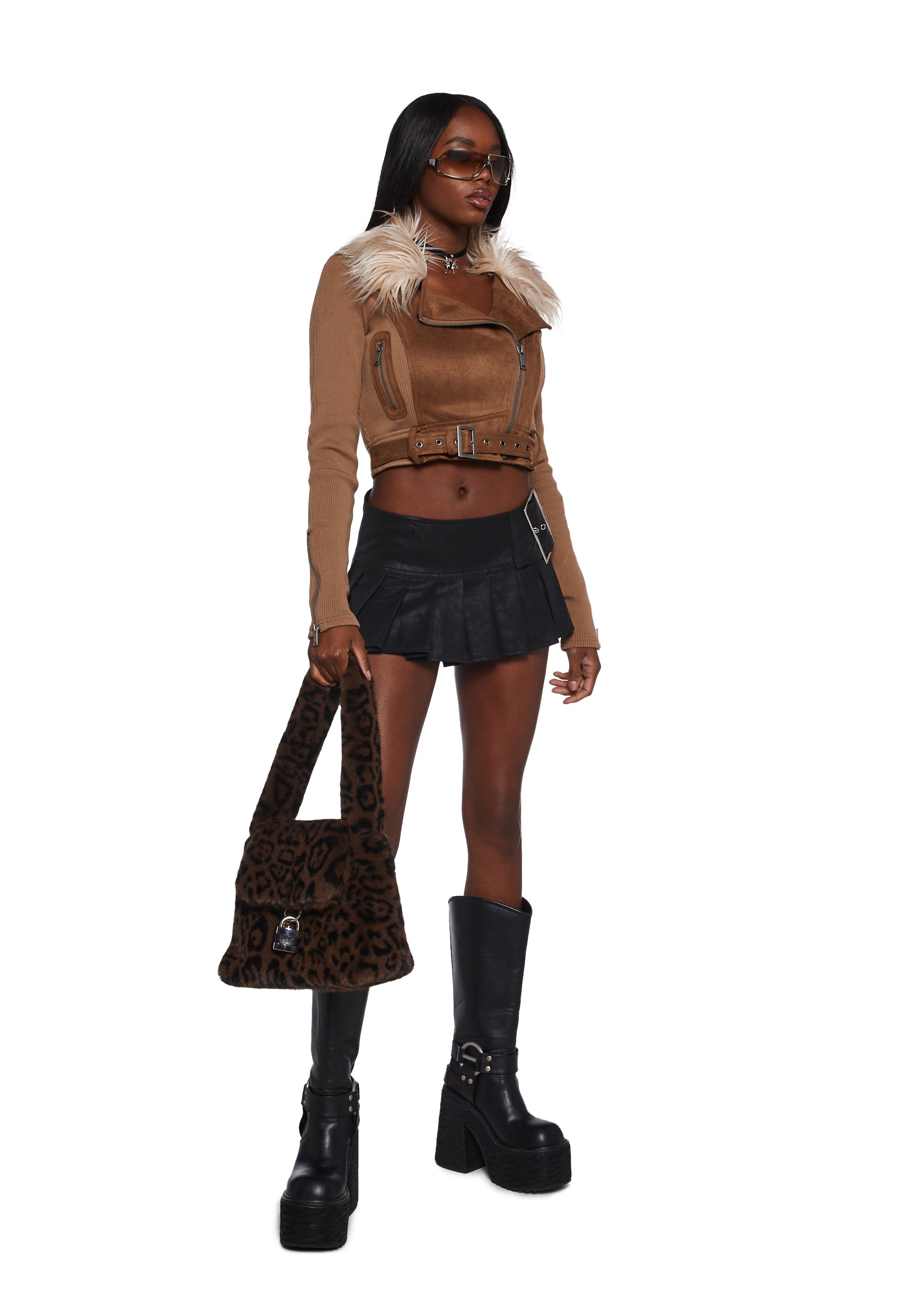 芝生デザインのボストンバッグ dollskill バッグ