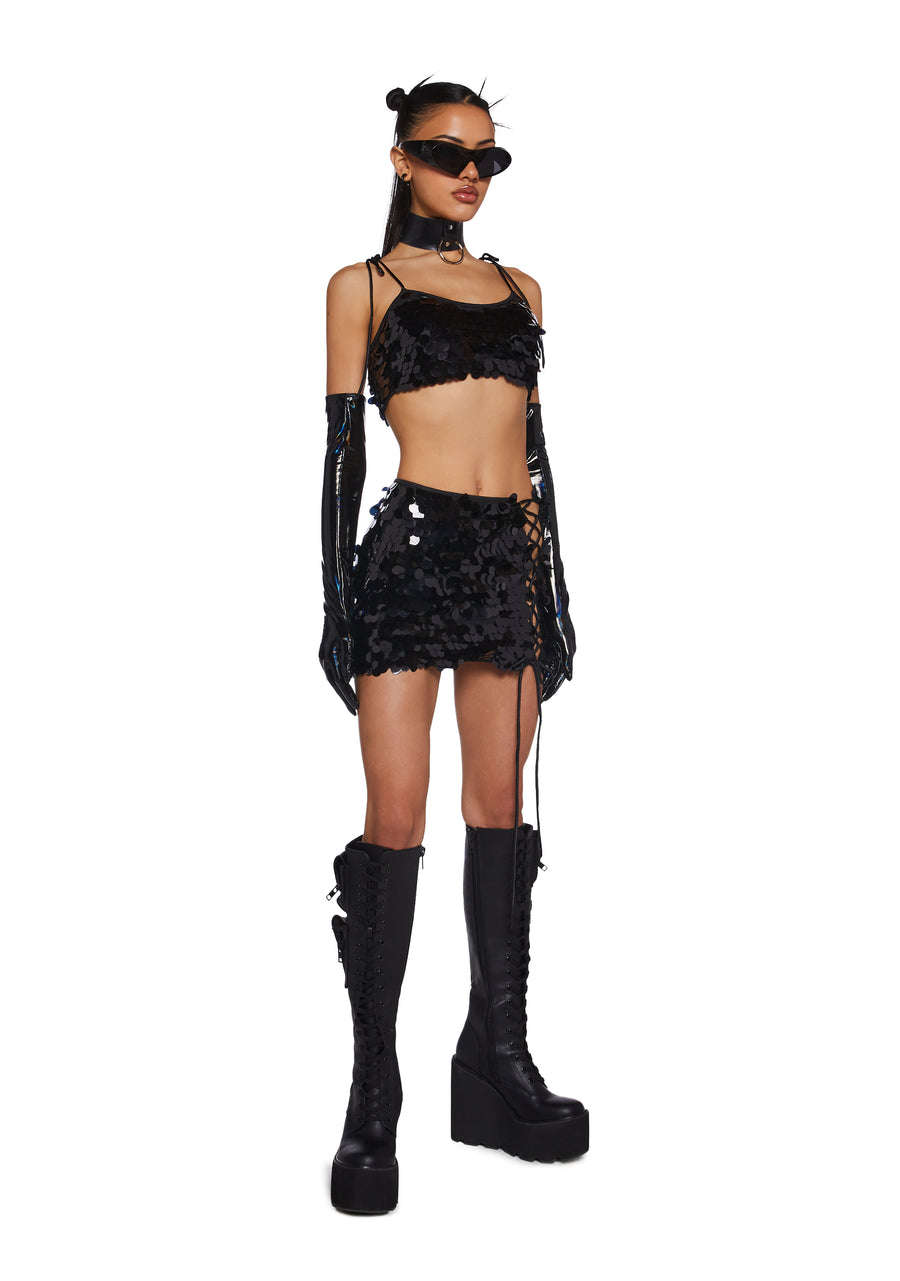Strobelight Redux Mini Skirt - alternate