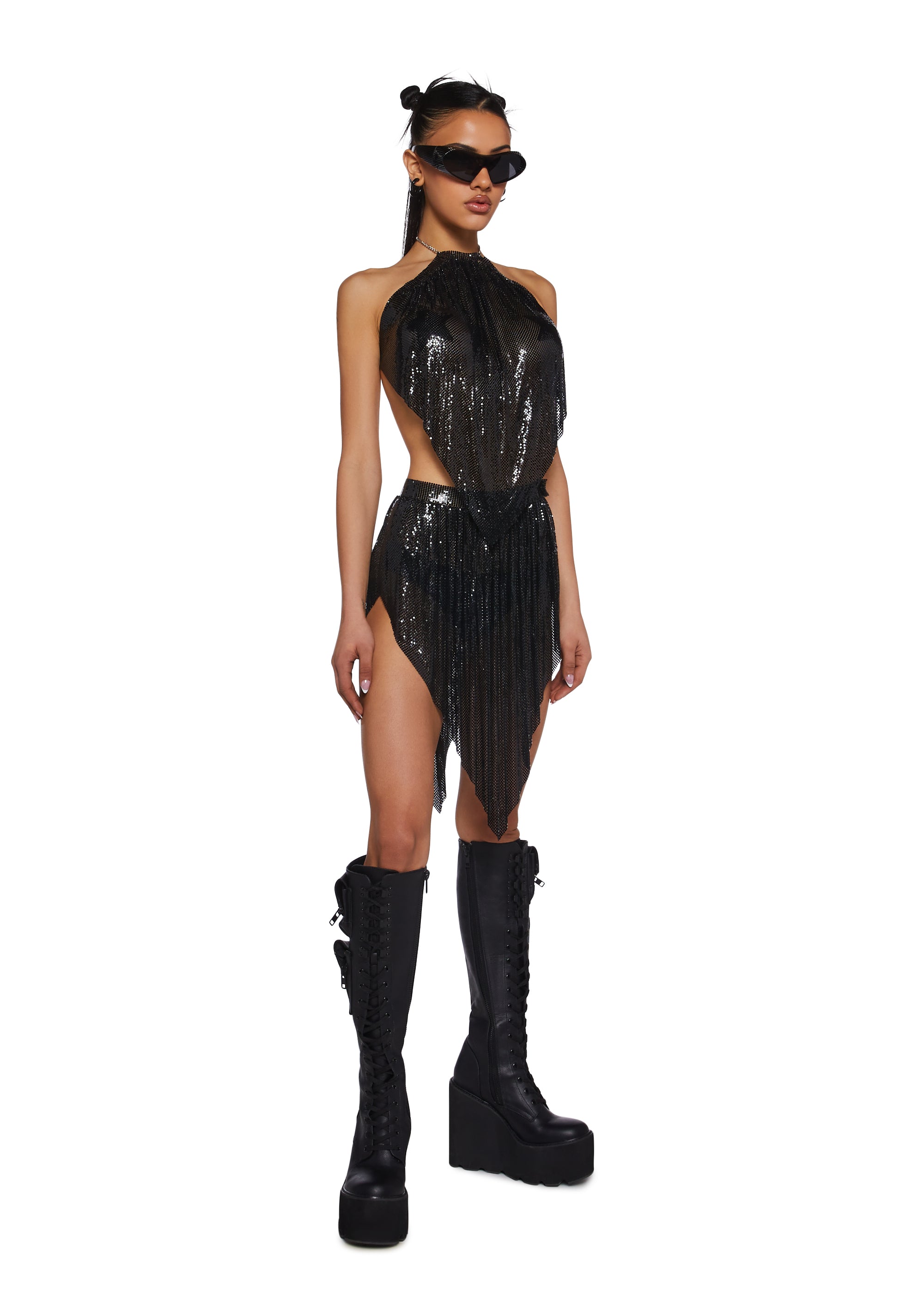 Futurism Flash Mini Skirt - alternate