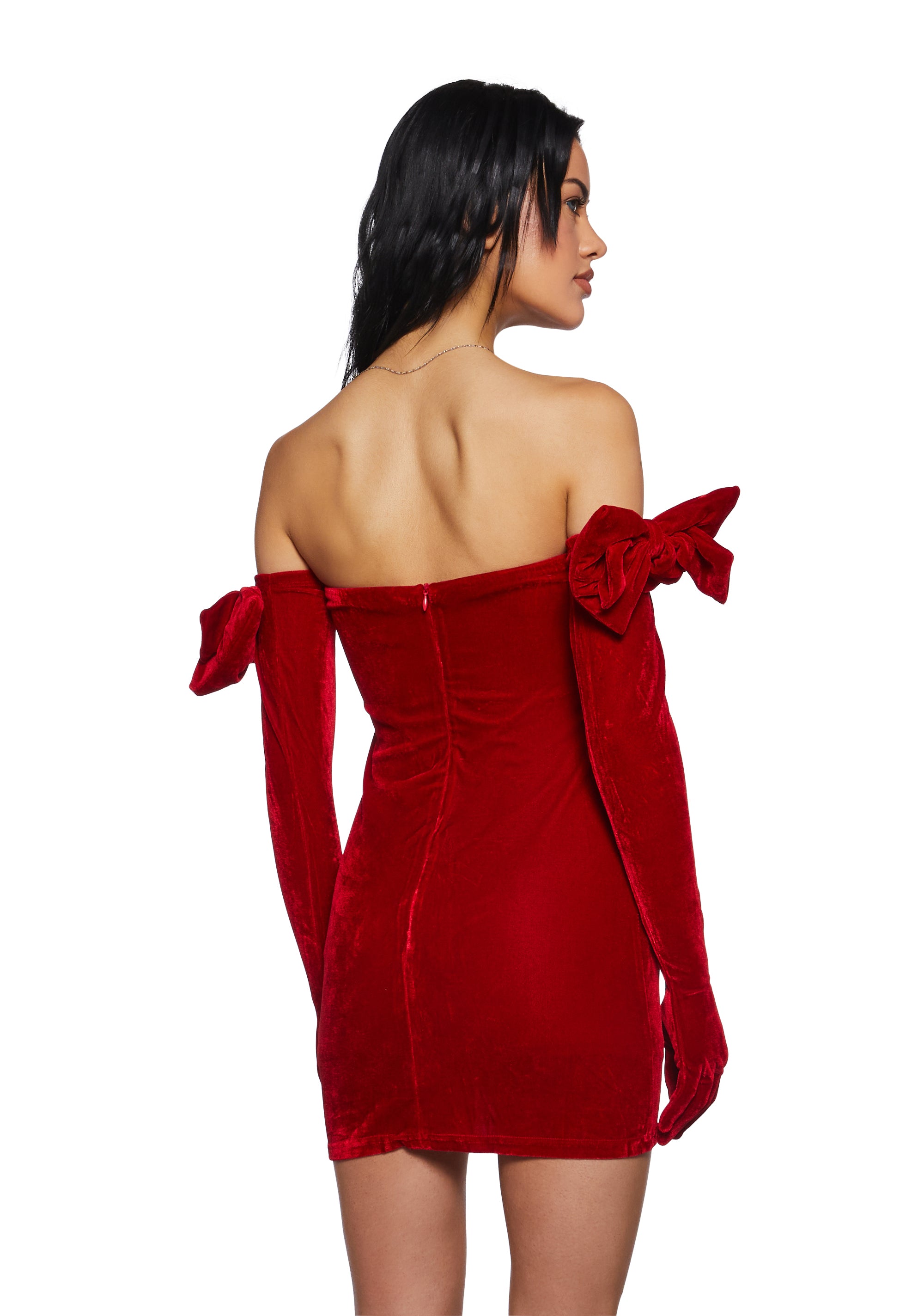 Pretty Perfection Mini Dress Set - Red