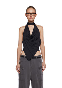 Matilda Draped Halter Top