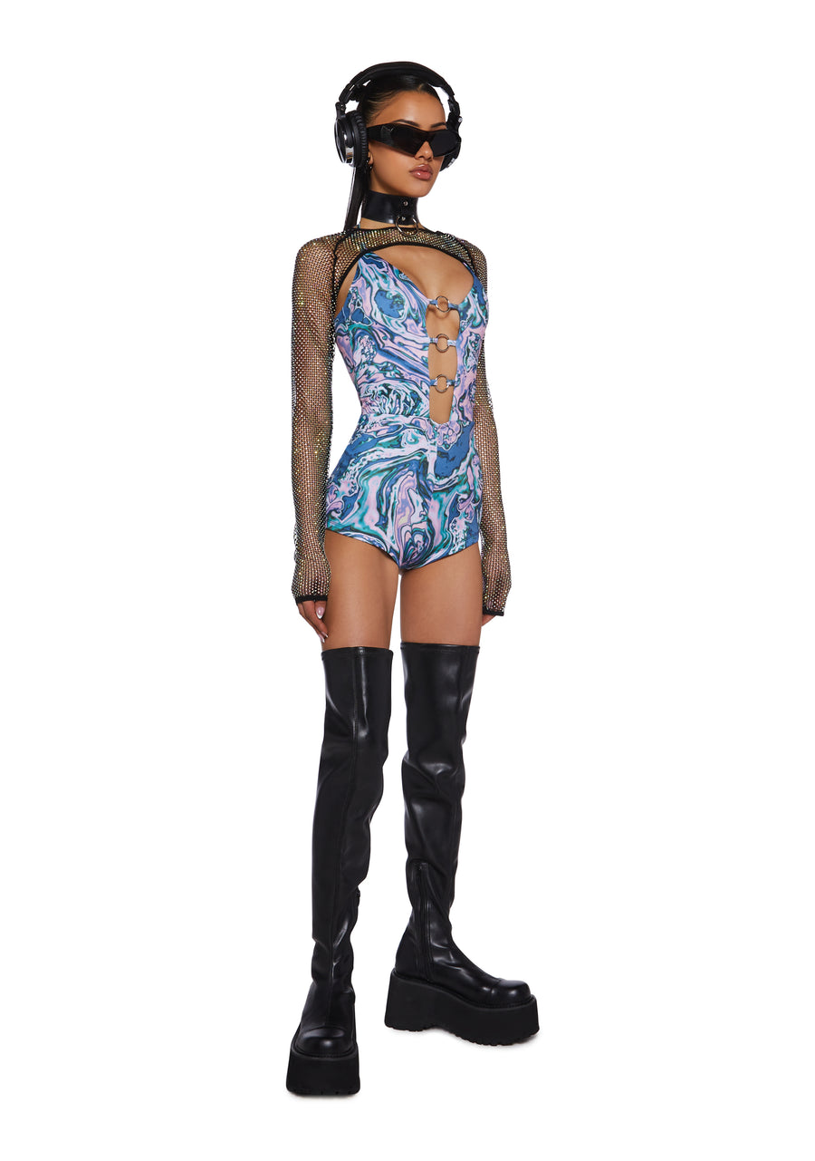 Techno Angel Romper - alternate