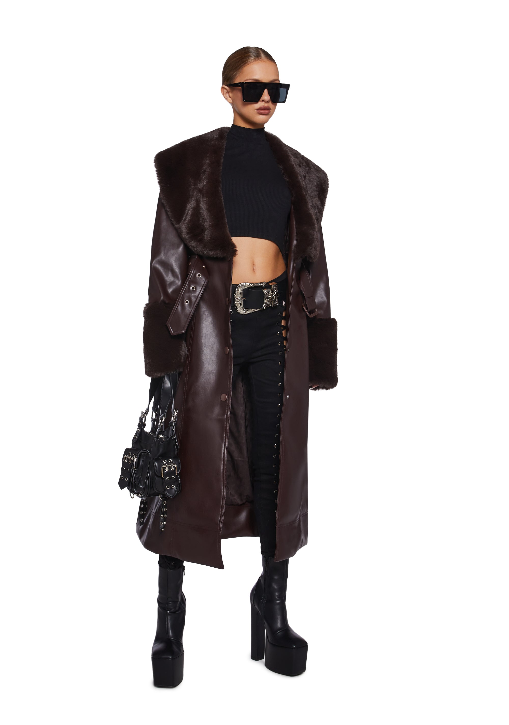 Power Plays Trench Coat