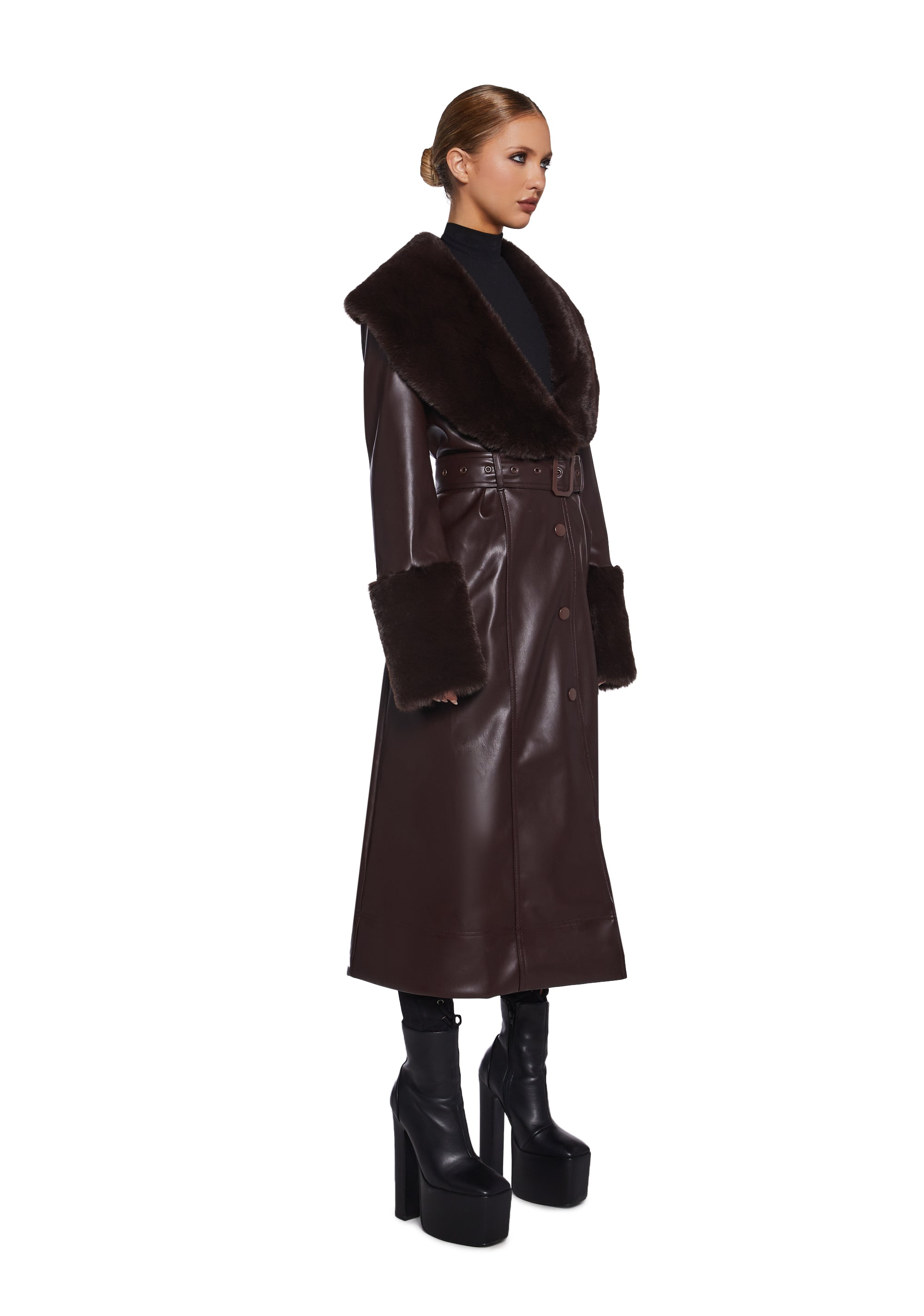 Power Plays Trench Coat